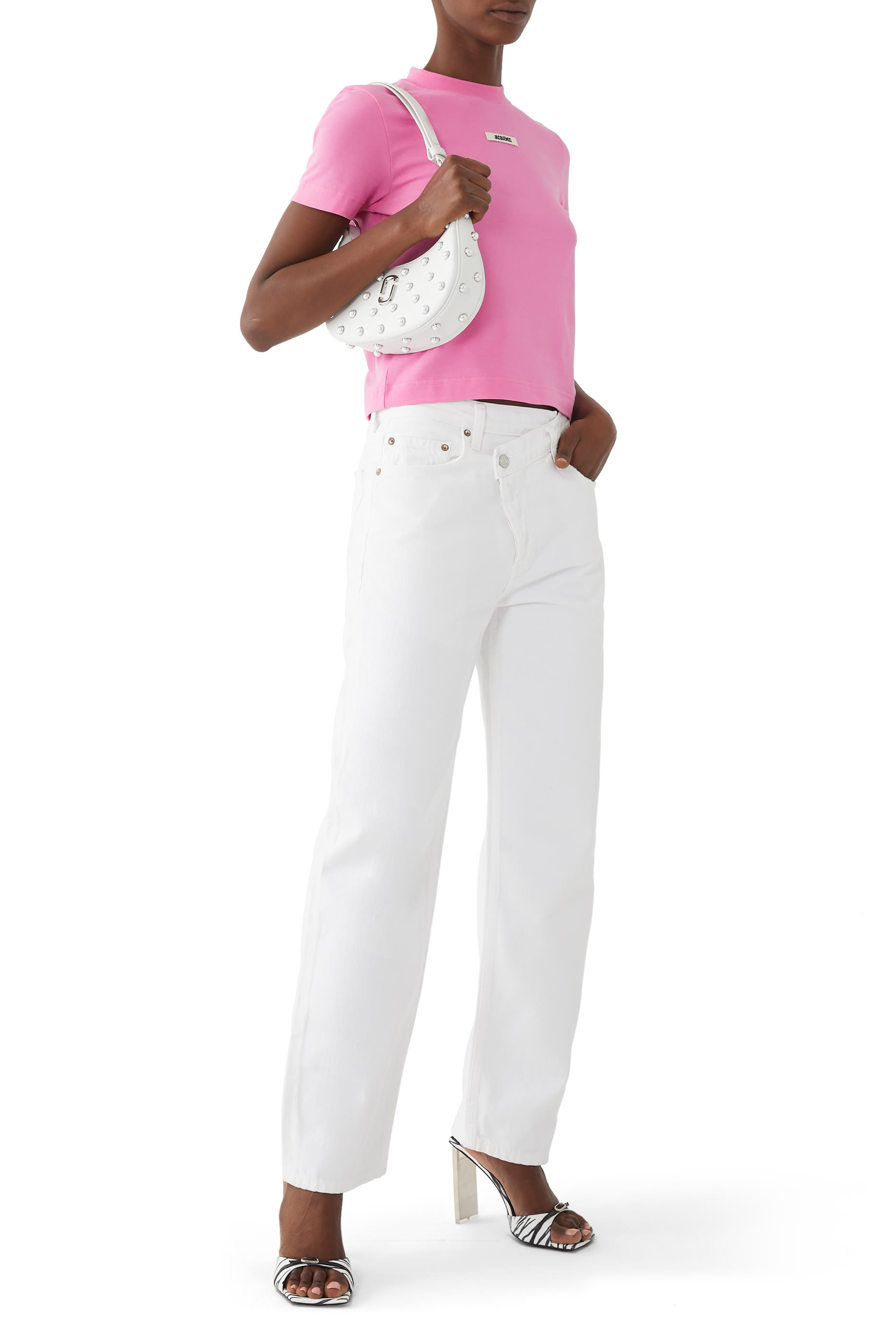 بنطال جينزكريس كروس