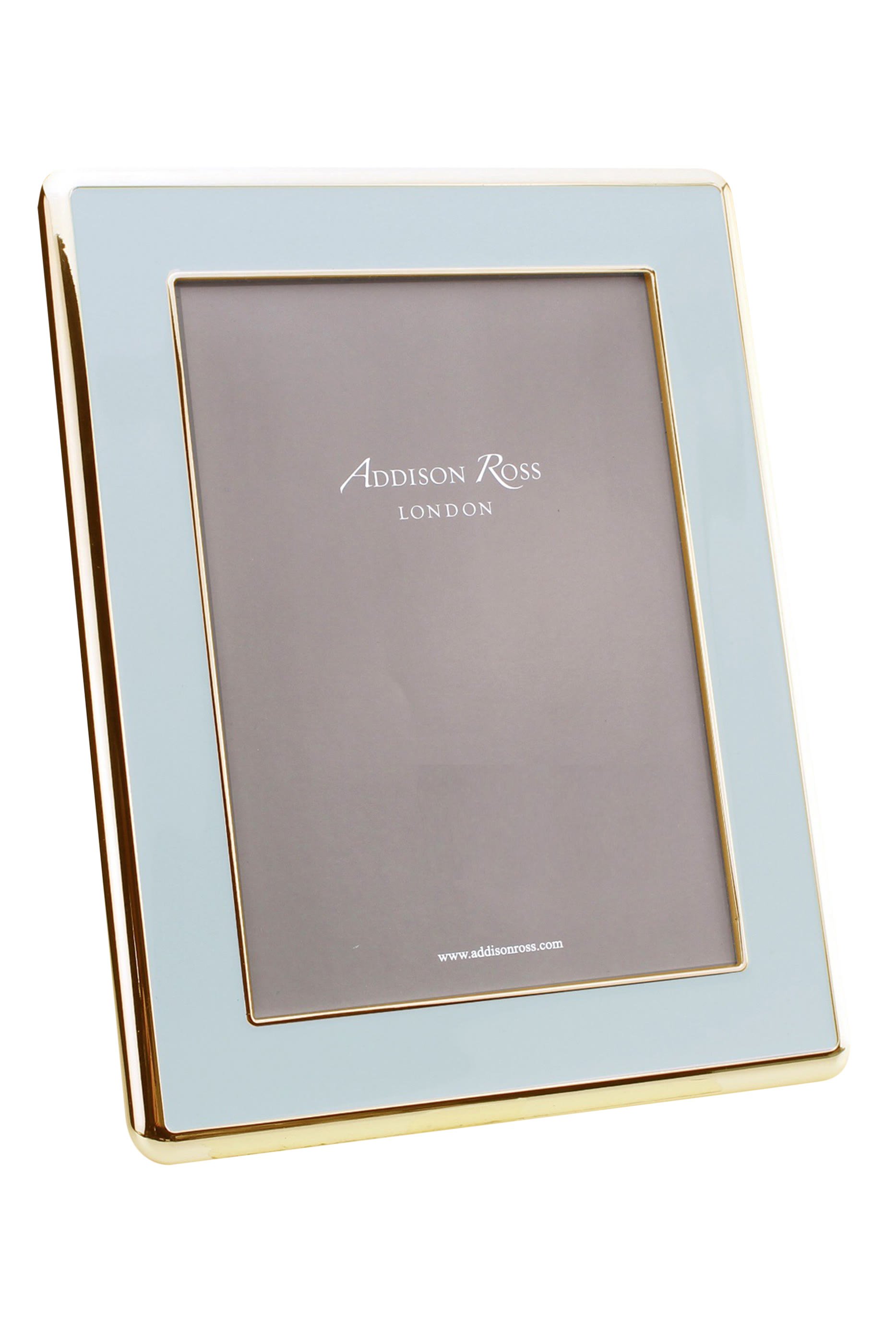 إطار صور بتصميم منحني مطلي بمينا بلون ذهبي مقاس 4&times;6