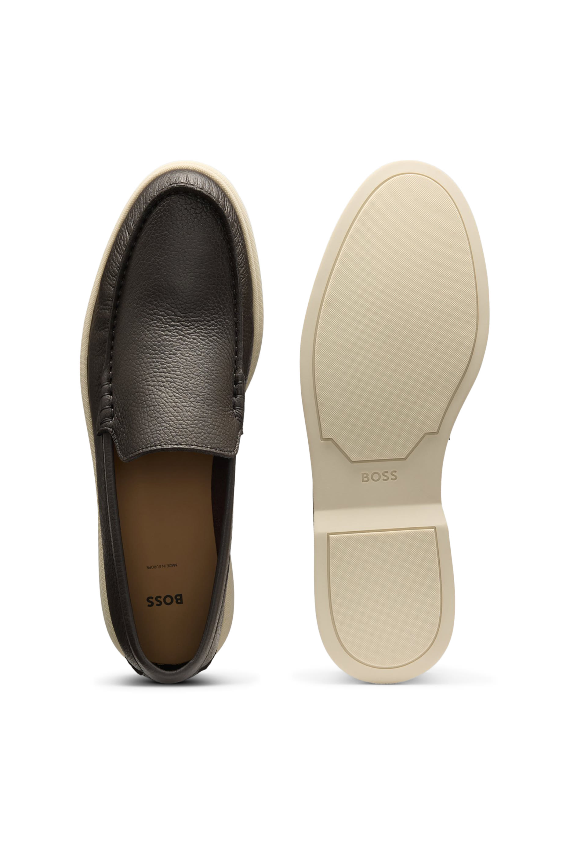 Tumbled-Leather Moccasins