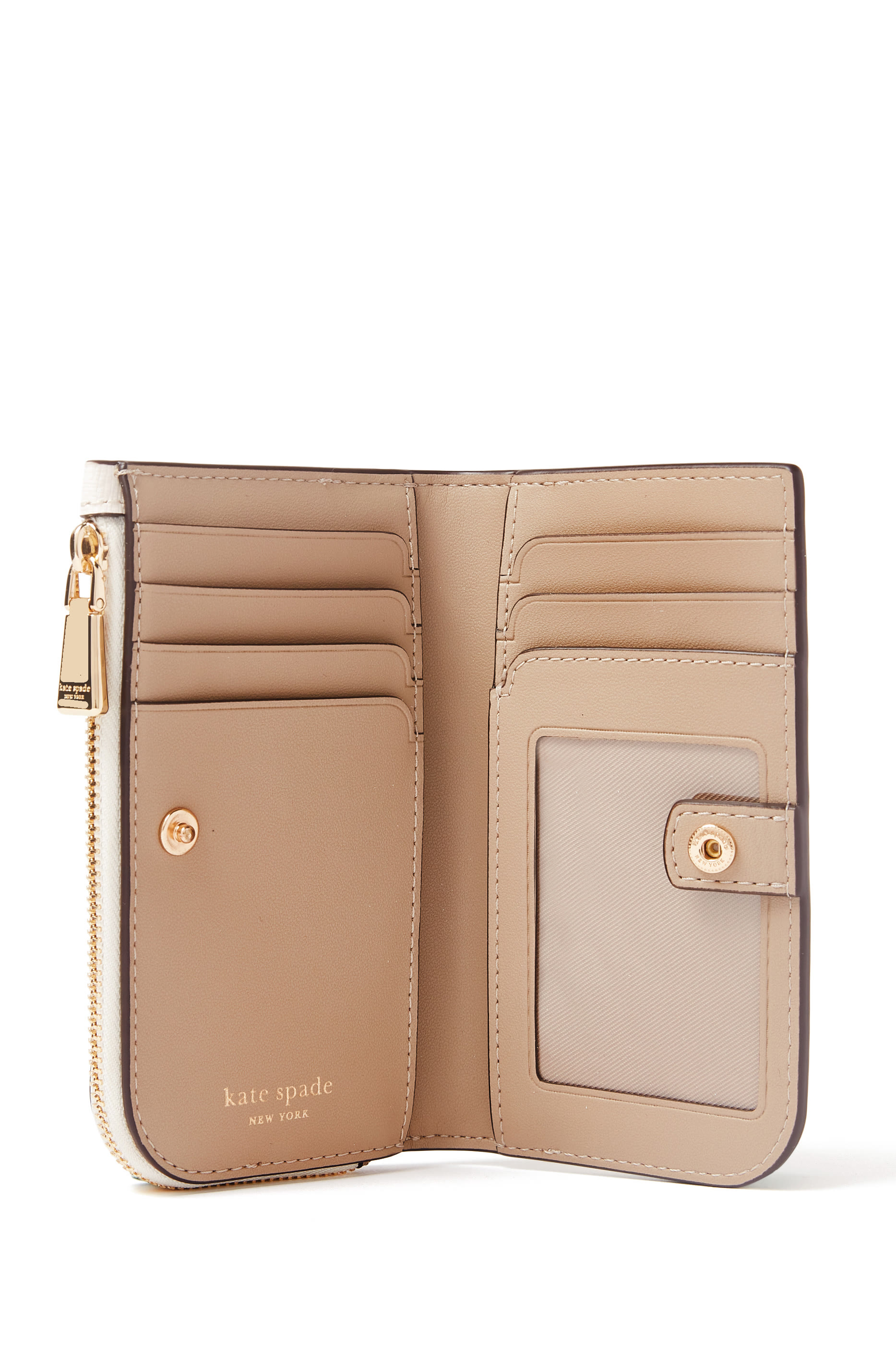 محفظة ديفاين ثنائية الطي صغيرة مقسمة بألوان