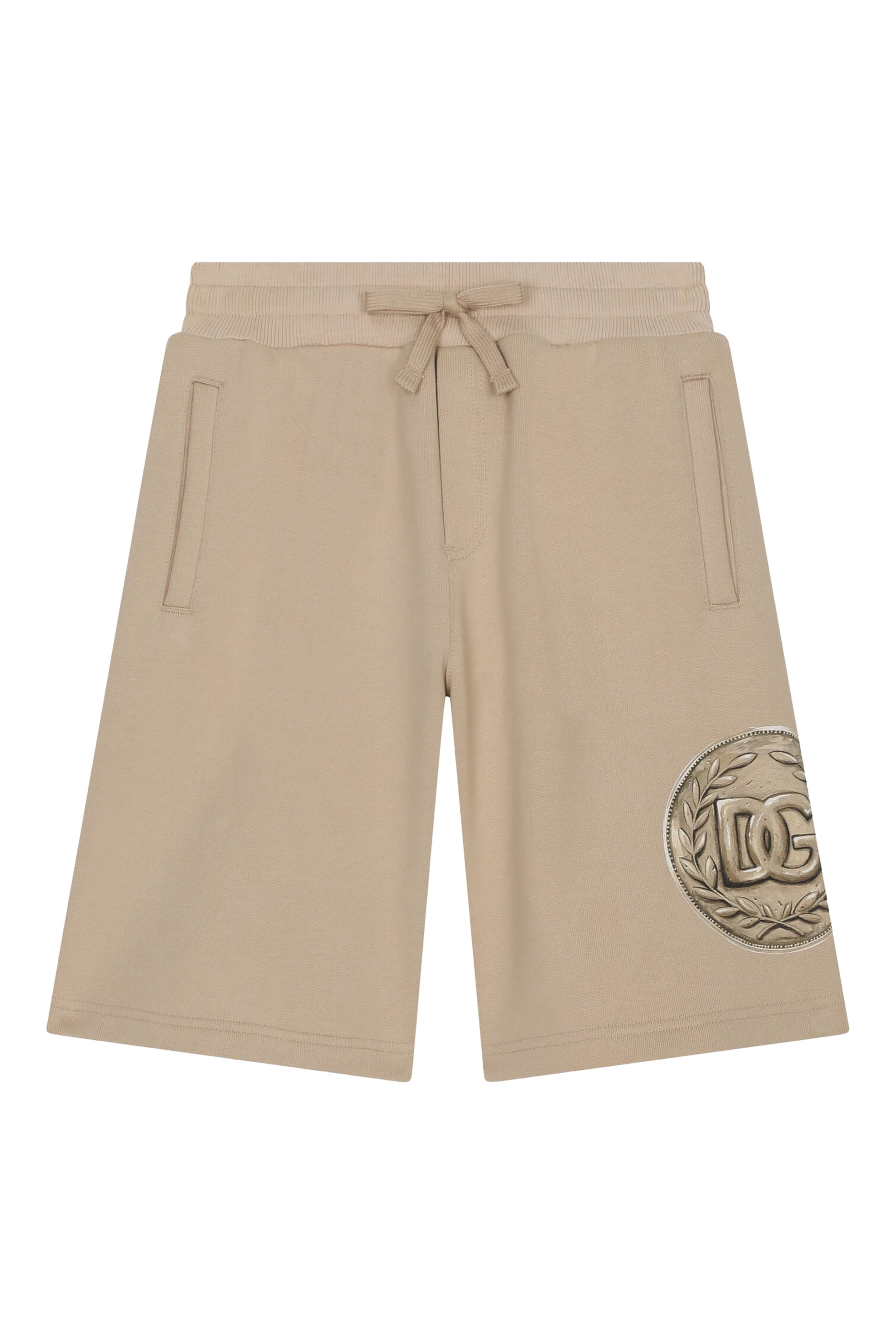 شورت بطبعات عملة معدنية للأطفال