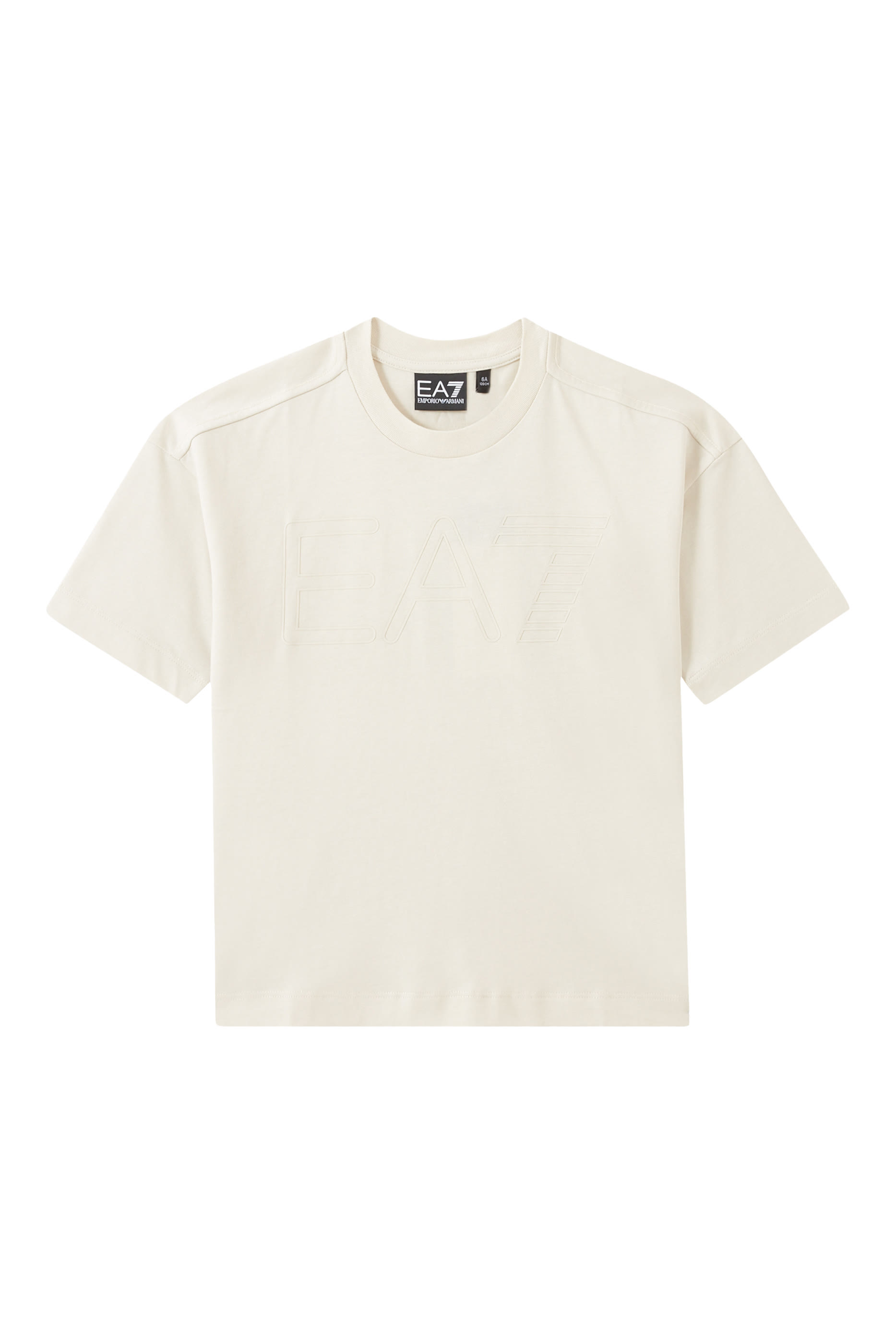 تيشيرت بشعار الماركة بحجم كبير للأطفال