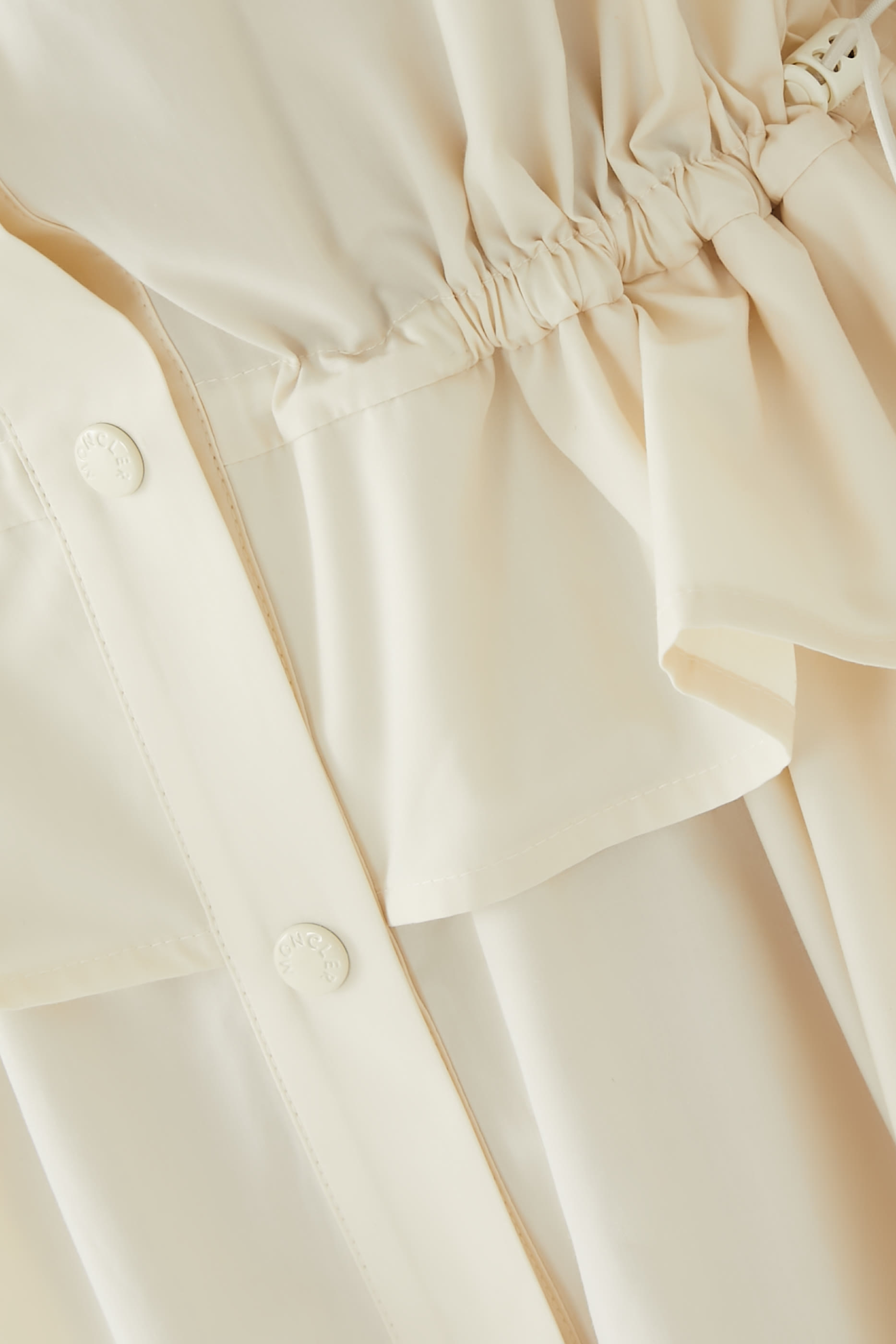 فستان بصف أزرار متوسط الطول