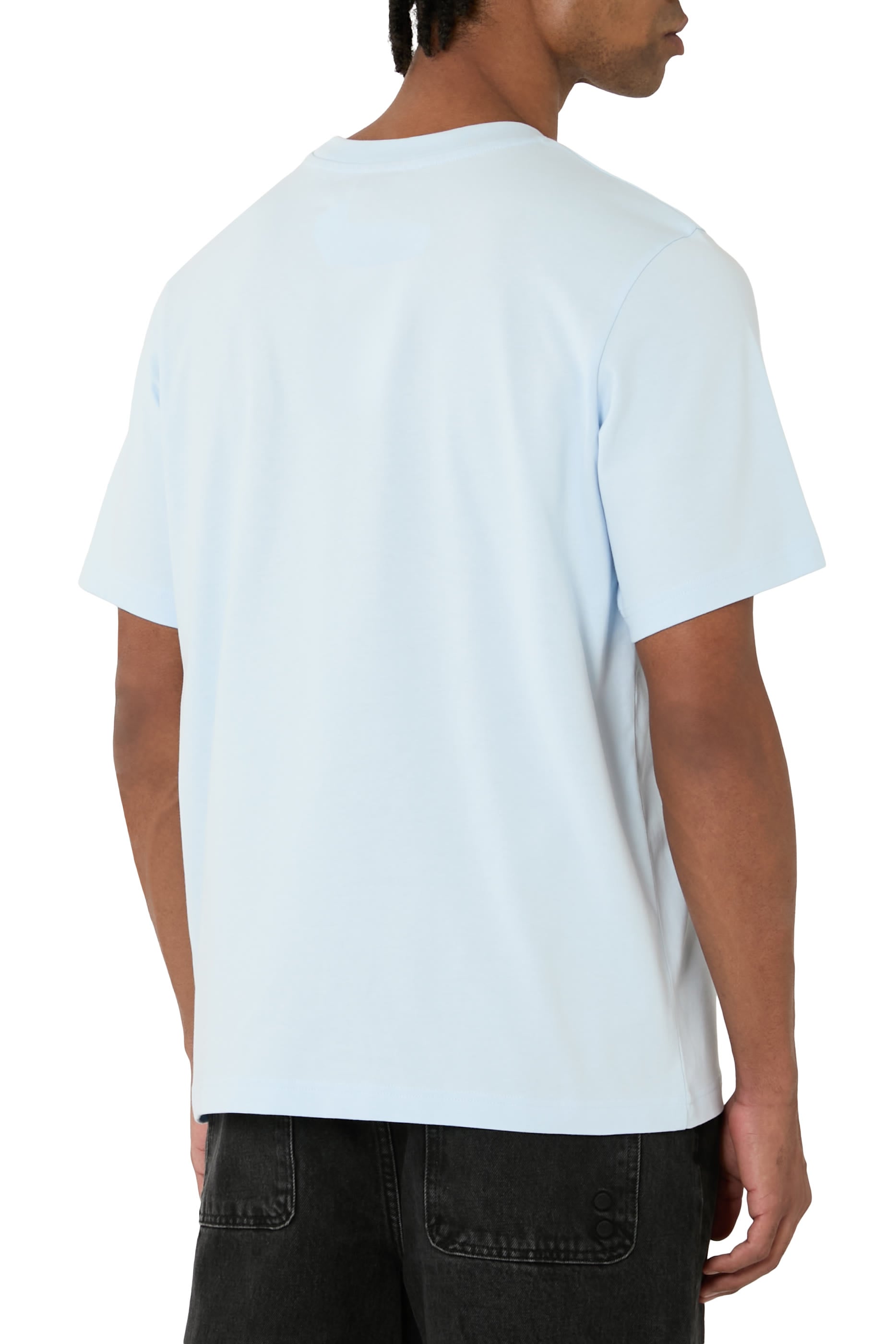 تيشيرت كلاسيكي بطبعة وجه ضاحك