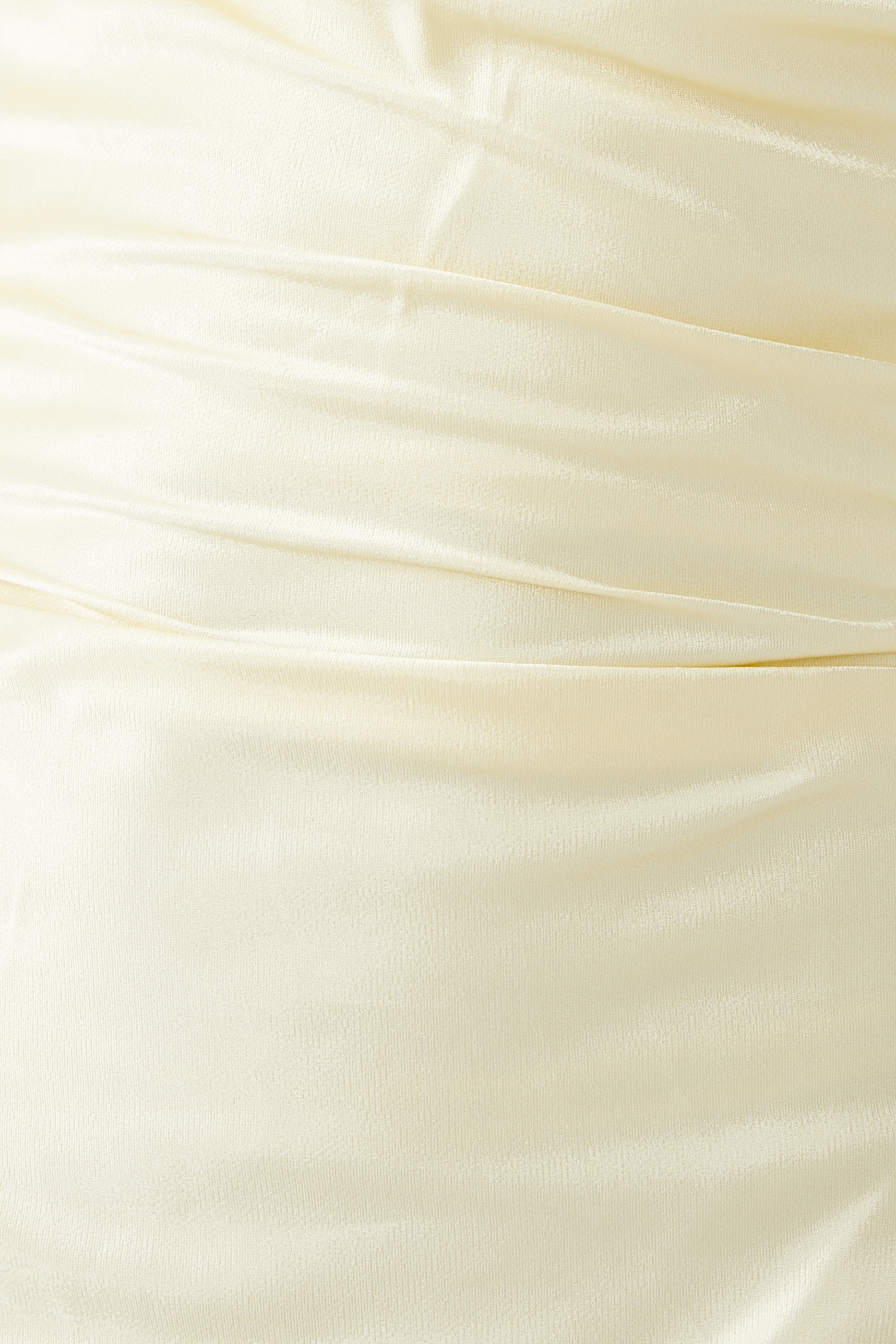 فستان لا لون طويل بأربطة في الخلف