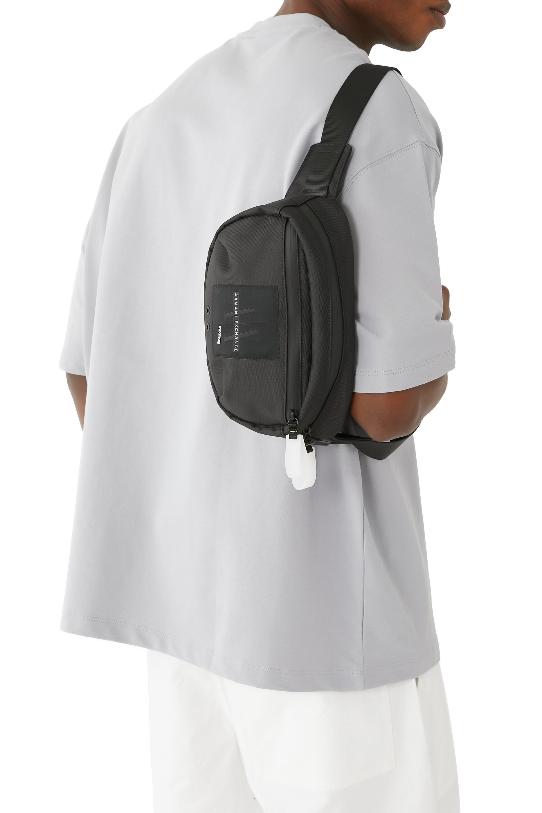 حقيبة خصر ميوزيك بشعار الماركة