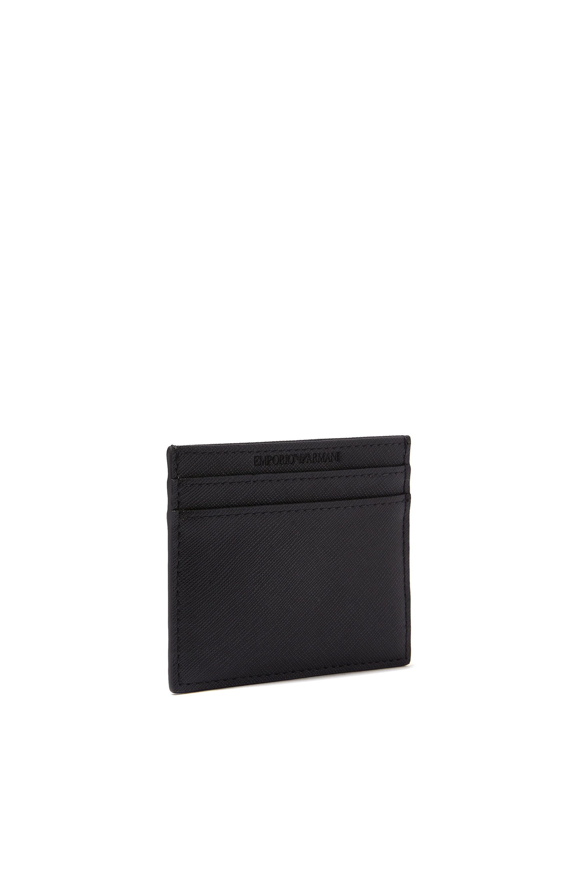 حافظة بطاقات مزينة بشعار الماركة