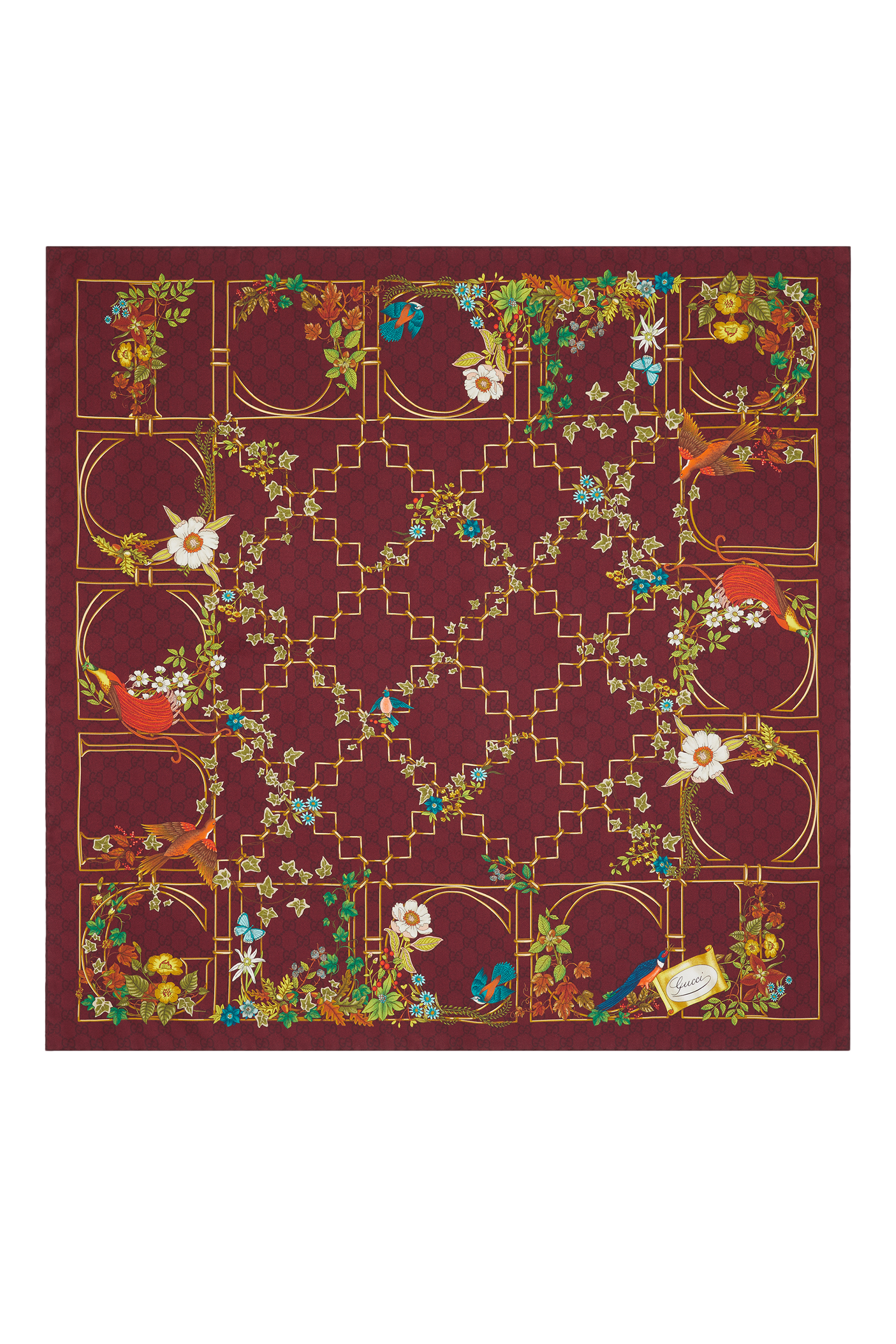 وشاح بنقشة حرير تويل