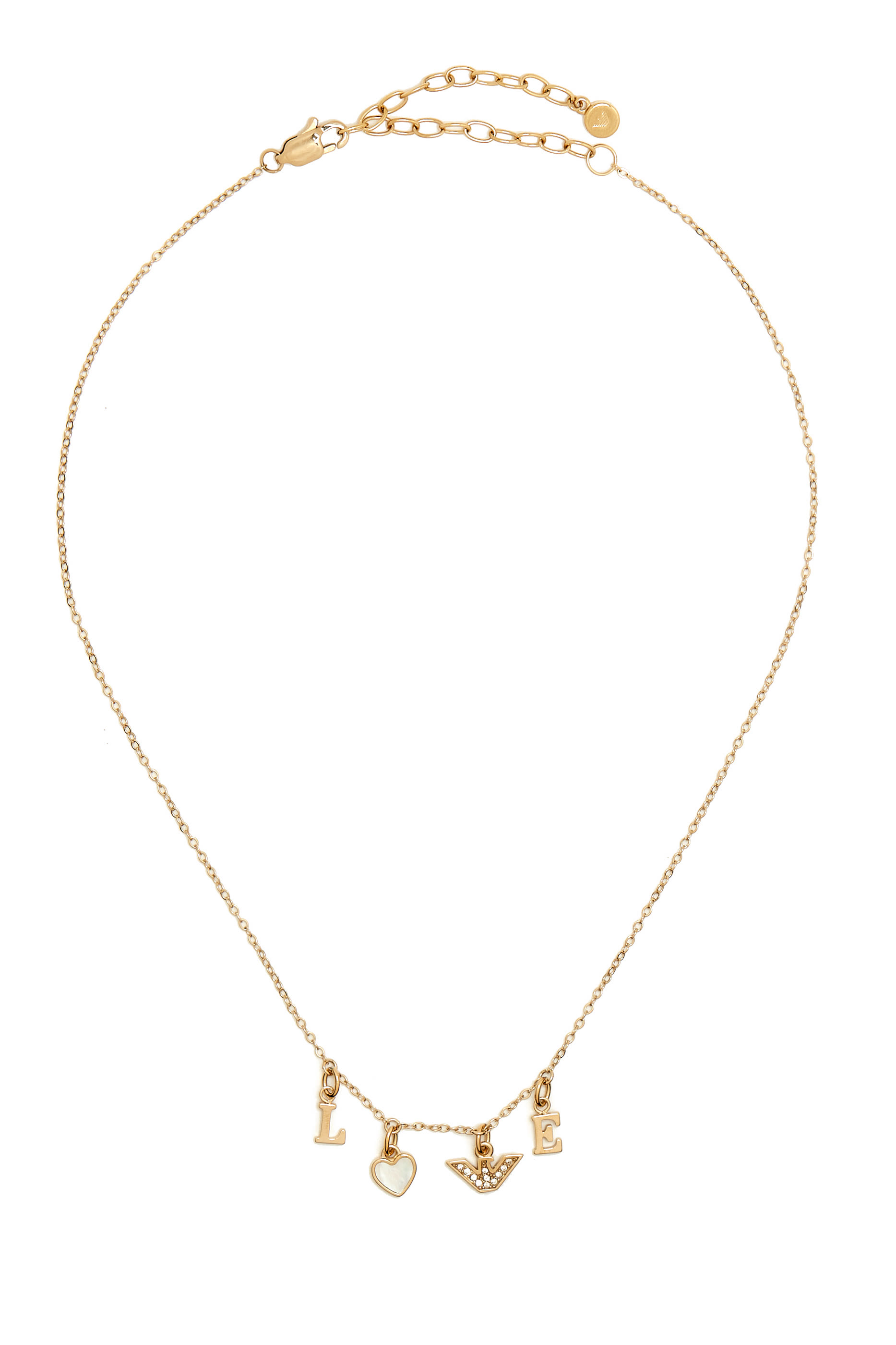 قلادة بدلاية بتصميم كلمة حب ستانليس ستيل