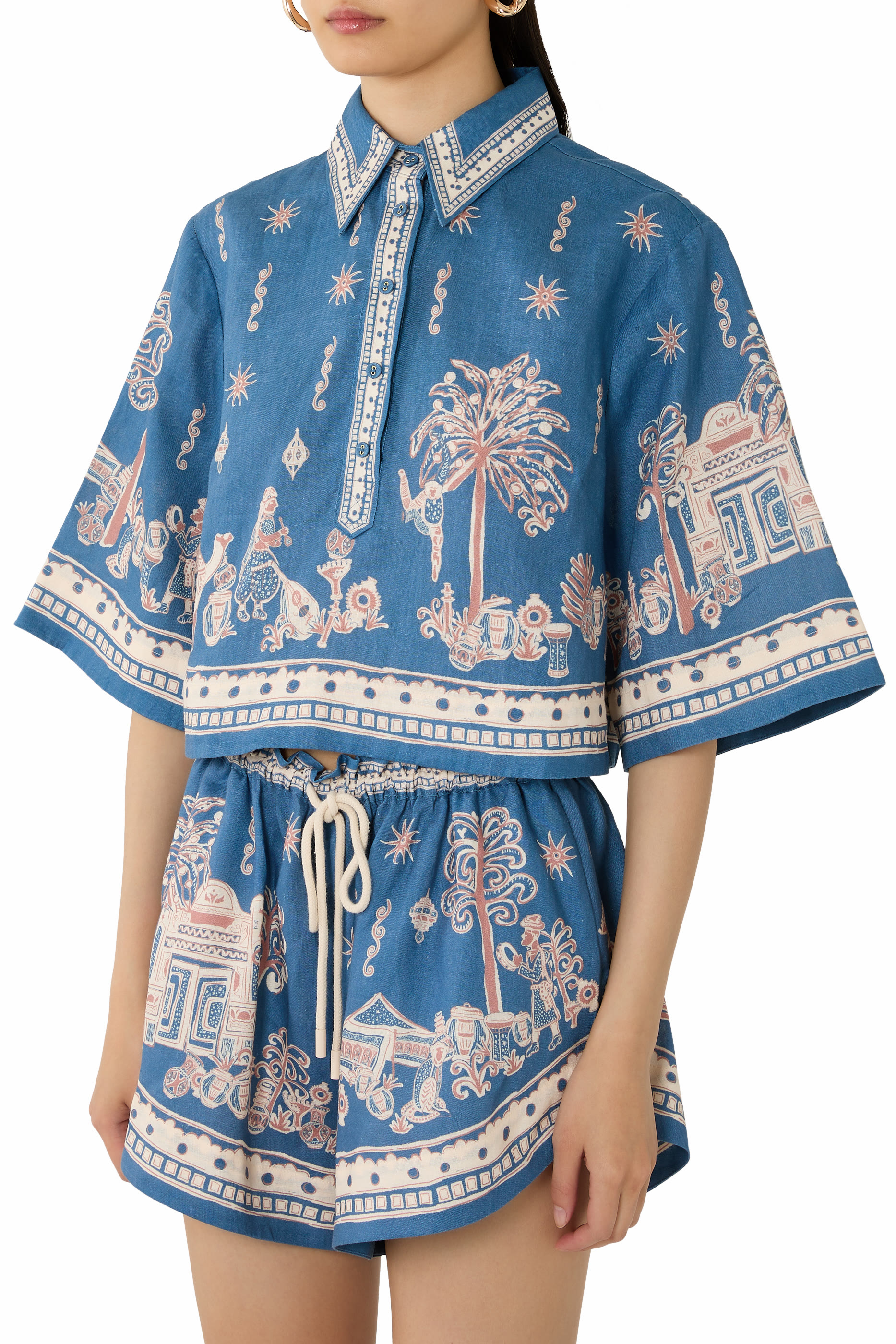 قميص أكاسيا قصير