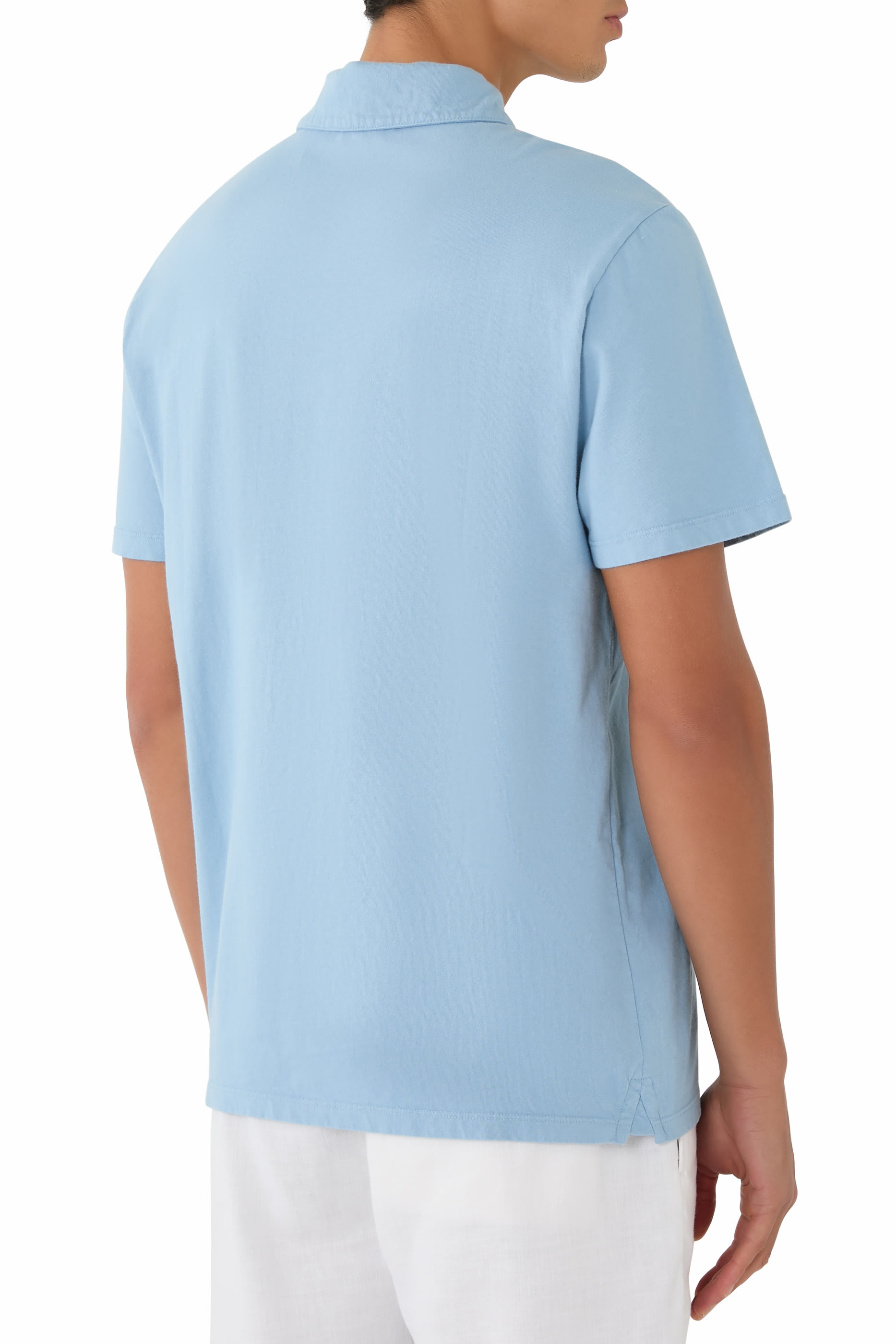 قميص بولو قطن مصبوغ