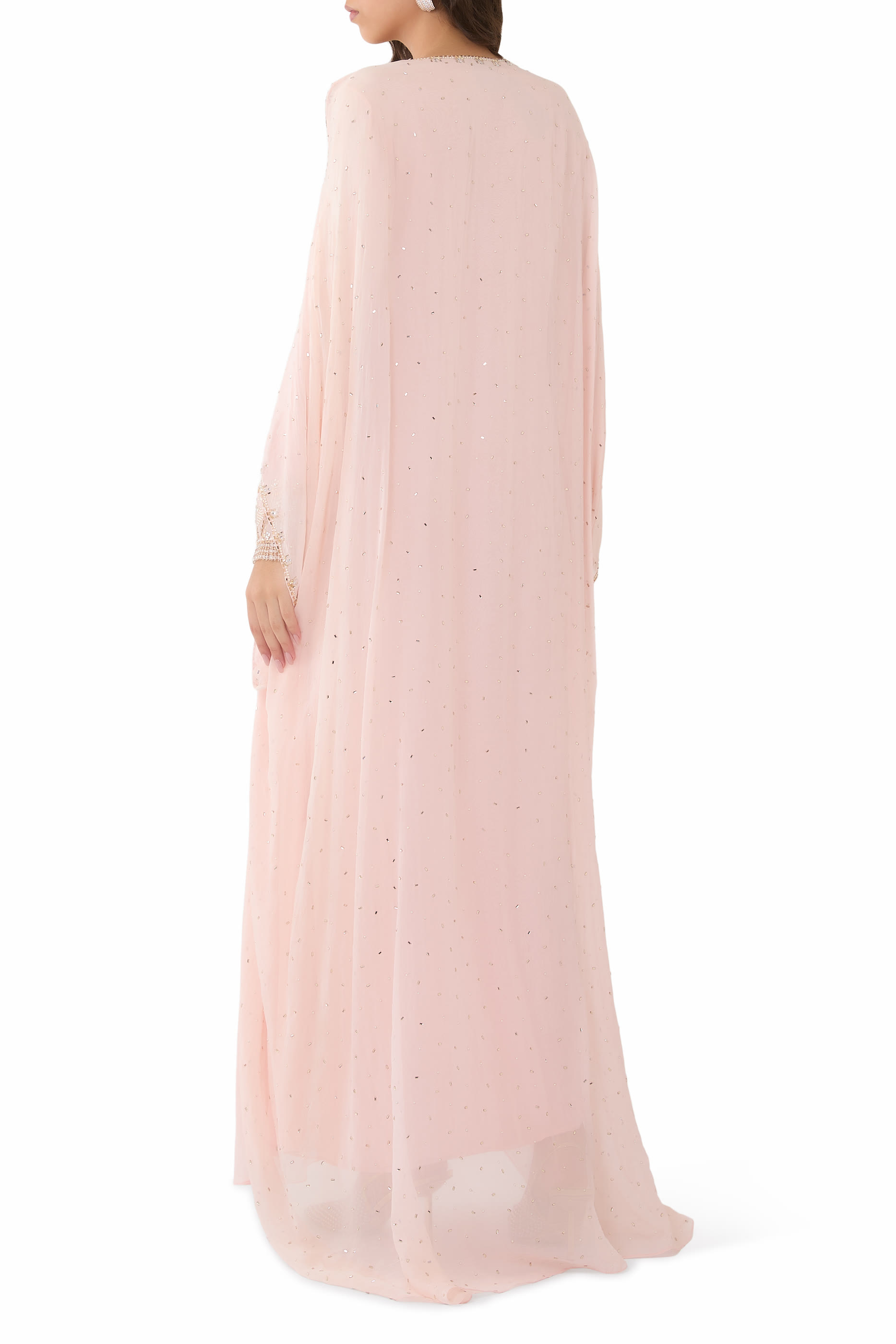 Viscose Organza Crystal Work Thobe Kaftan