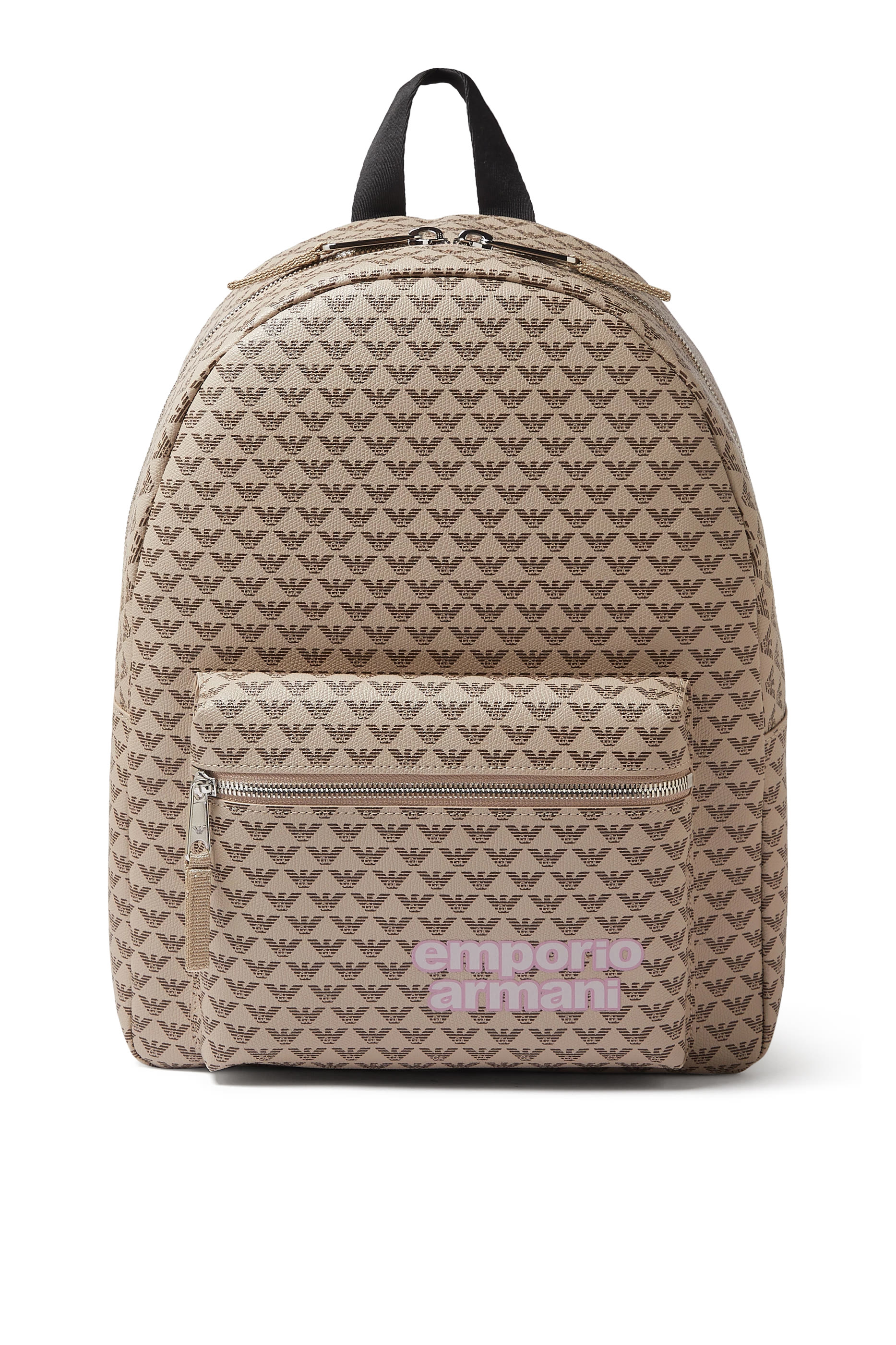 حقيبة ظهر قماش قنب مغلف بشعار الماركة للأطفال