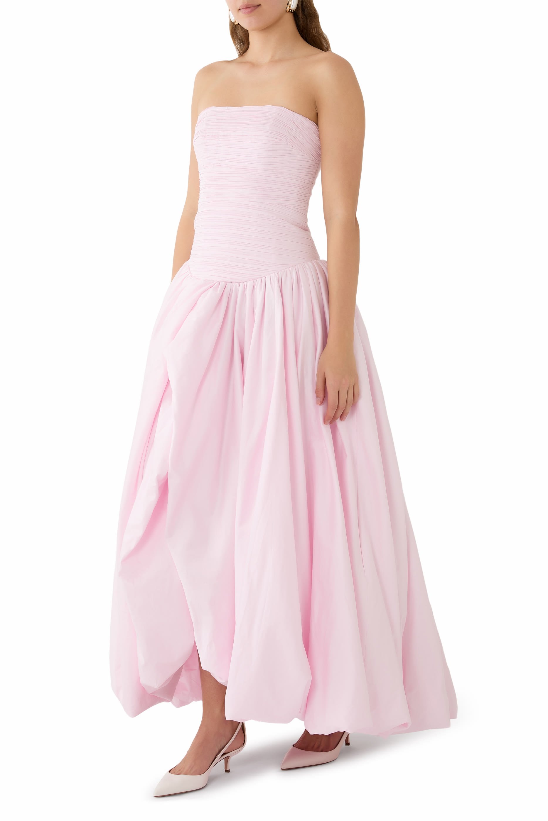 Violette Bubble Hem Maxi Dress 