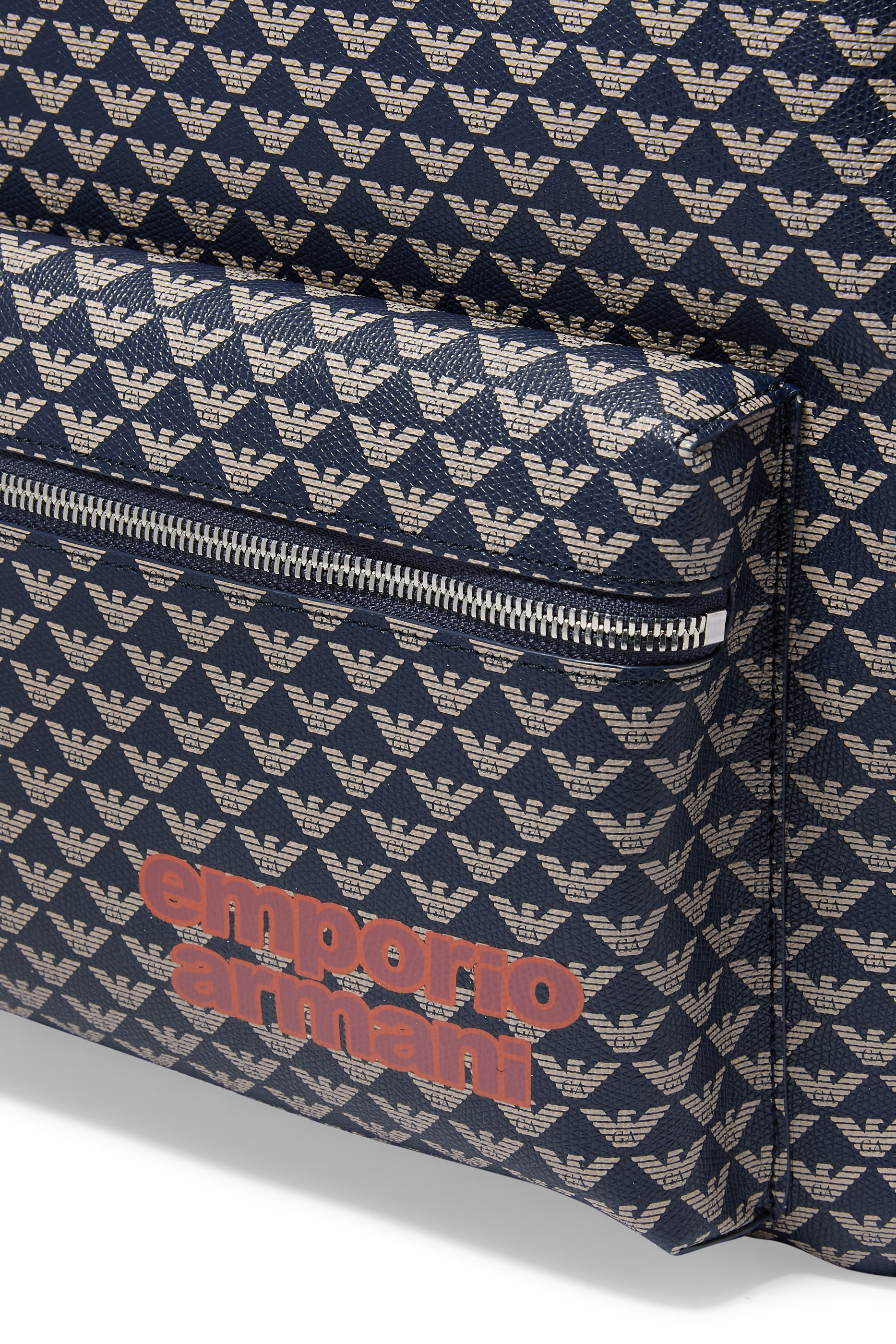 حقيبة ظهر قماش قنب مغلف بشعار الماركة للأطفال