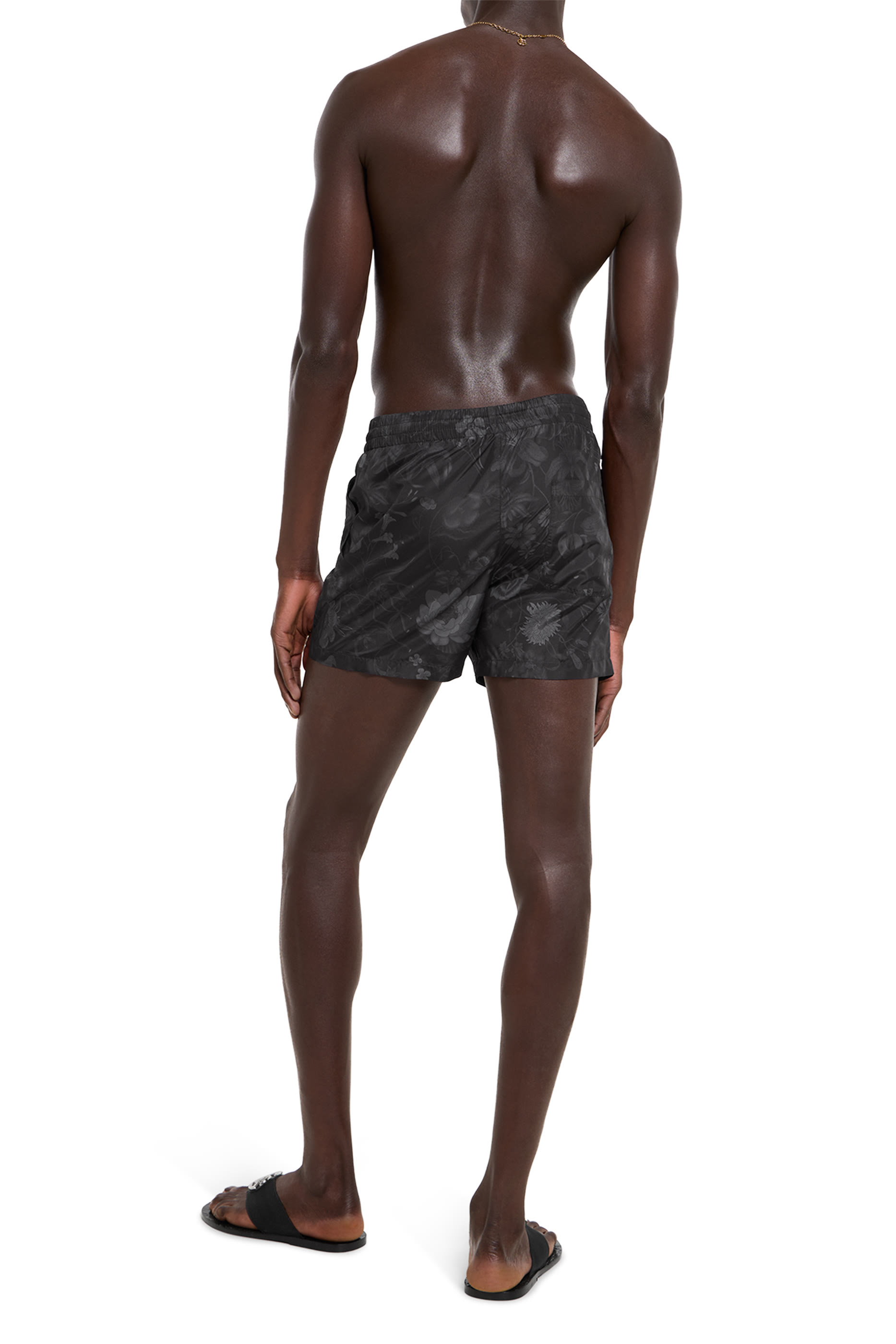 شورت سباحة مزين كليا بنقشة زهور نايلون