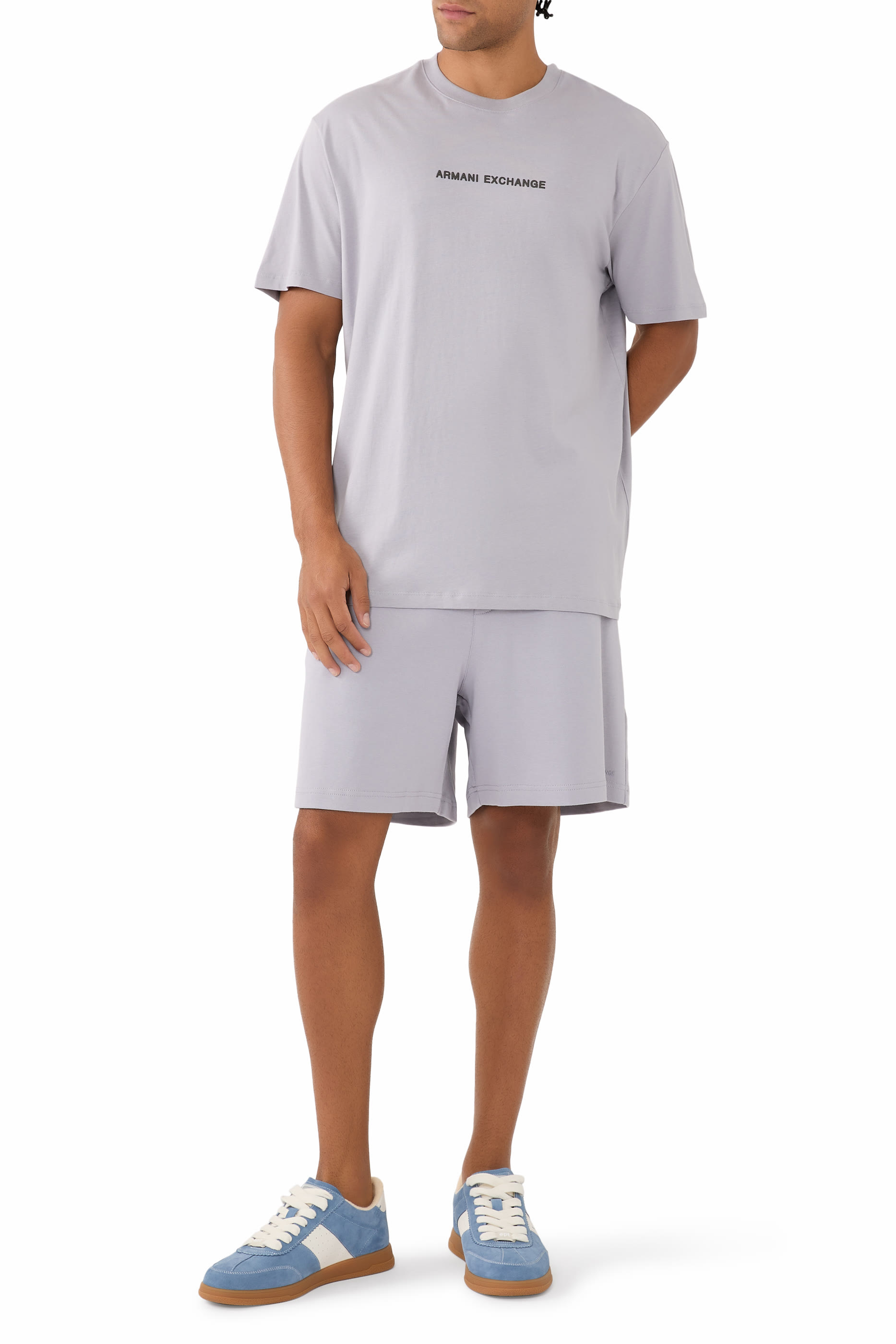 شورت برمودا قطن متداخل