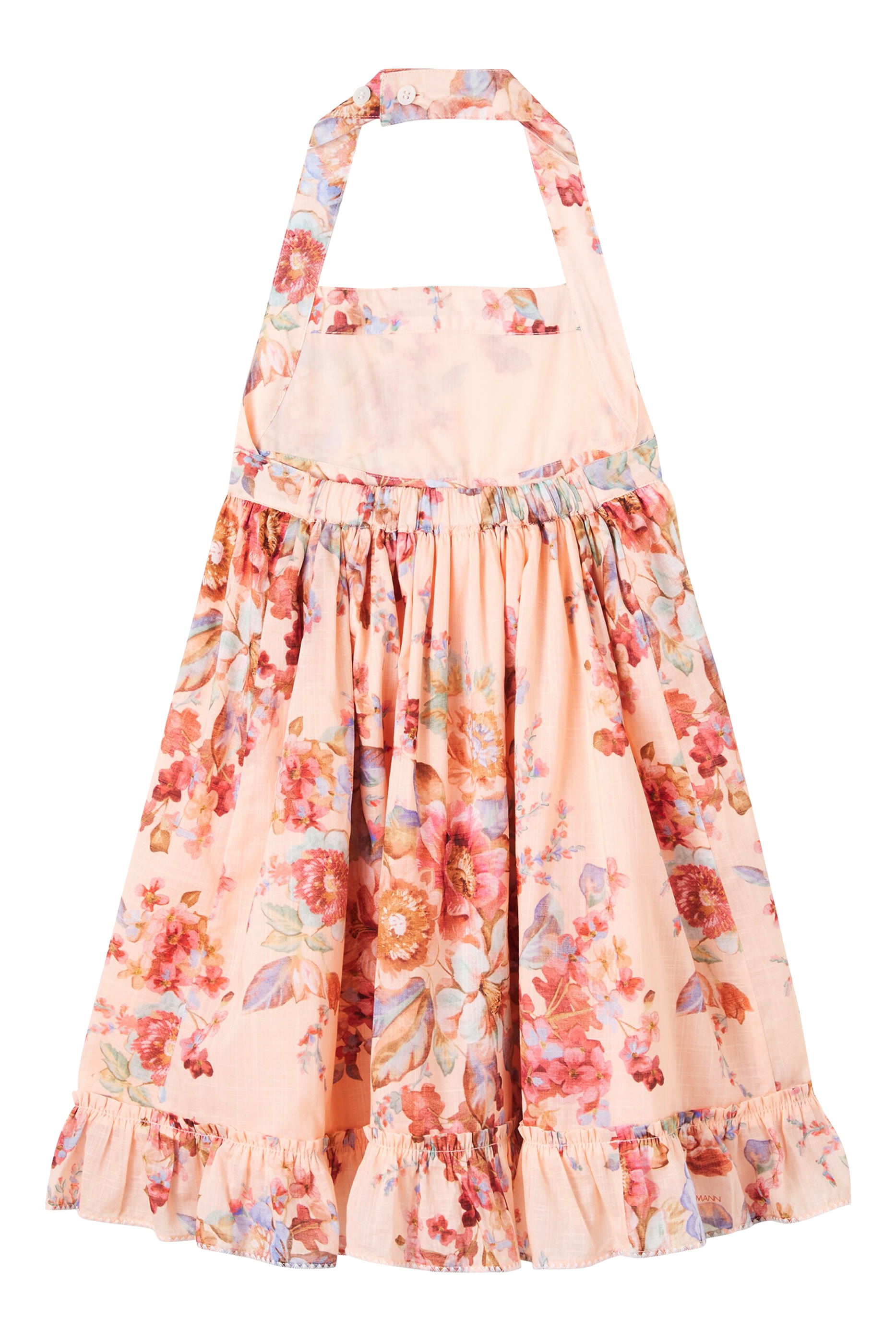 فستان اويكن برباط حول الرقبة للأطفال 