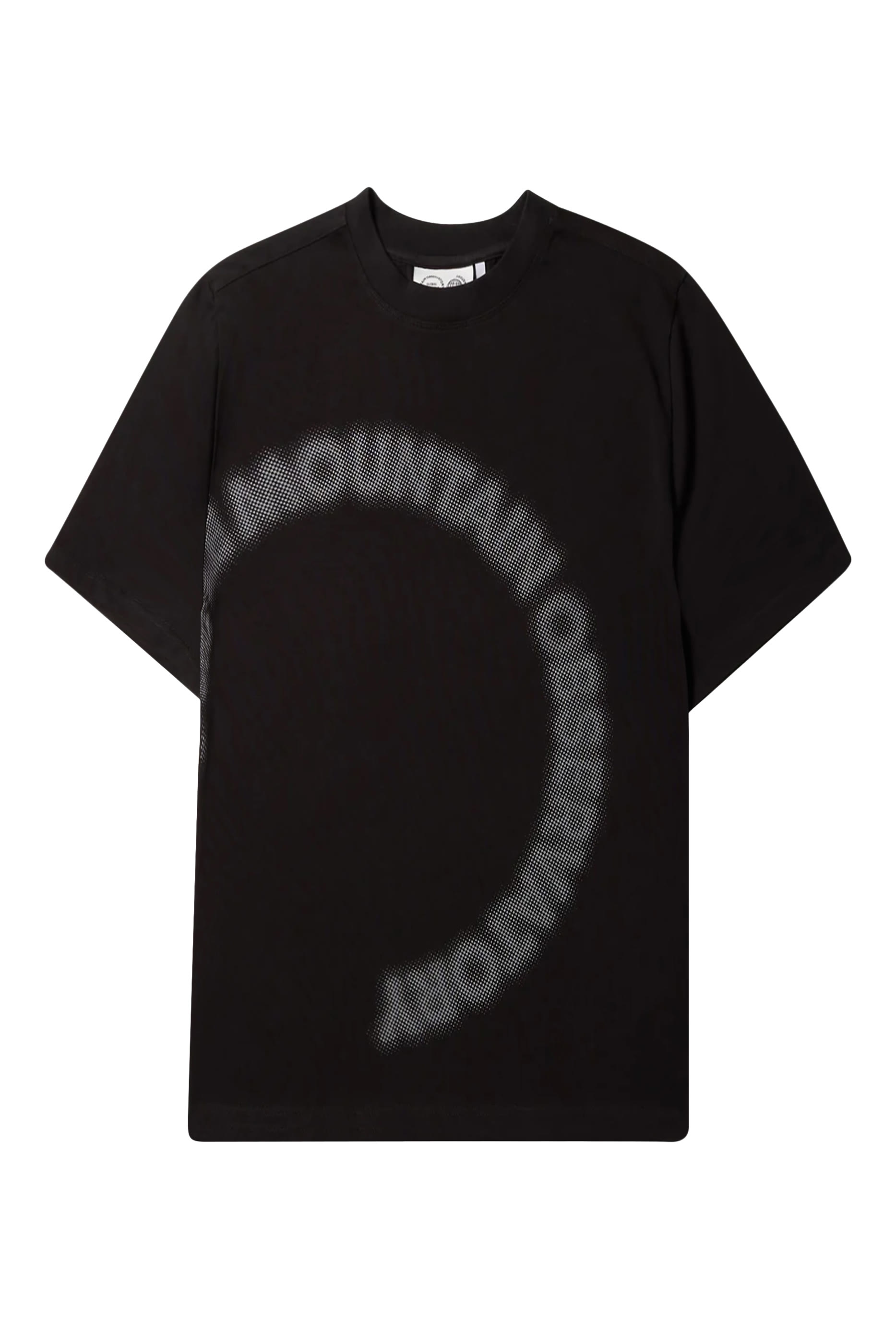 تيشيرت مزينة بشعار الماركة بتصميم دائري