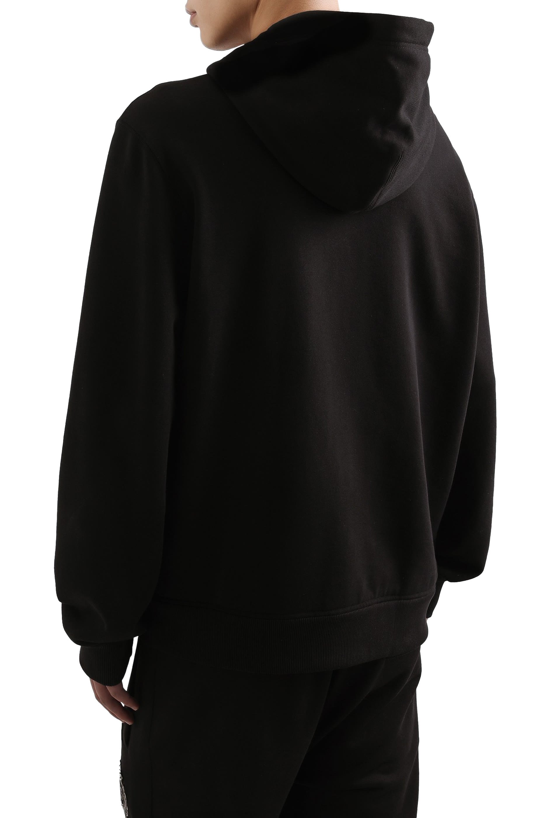 هودي برقعة شعار الماركة بتصميم دروع الفروسية قطن