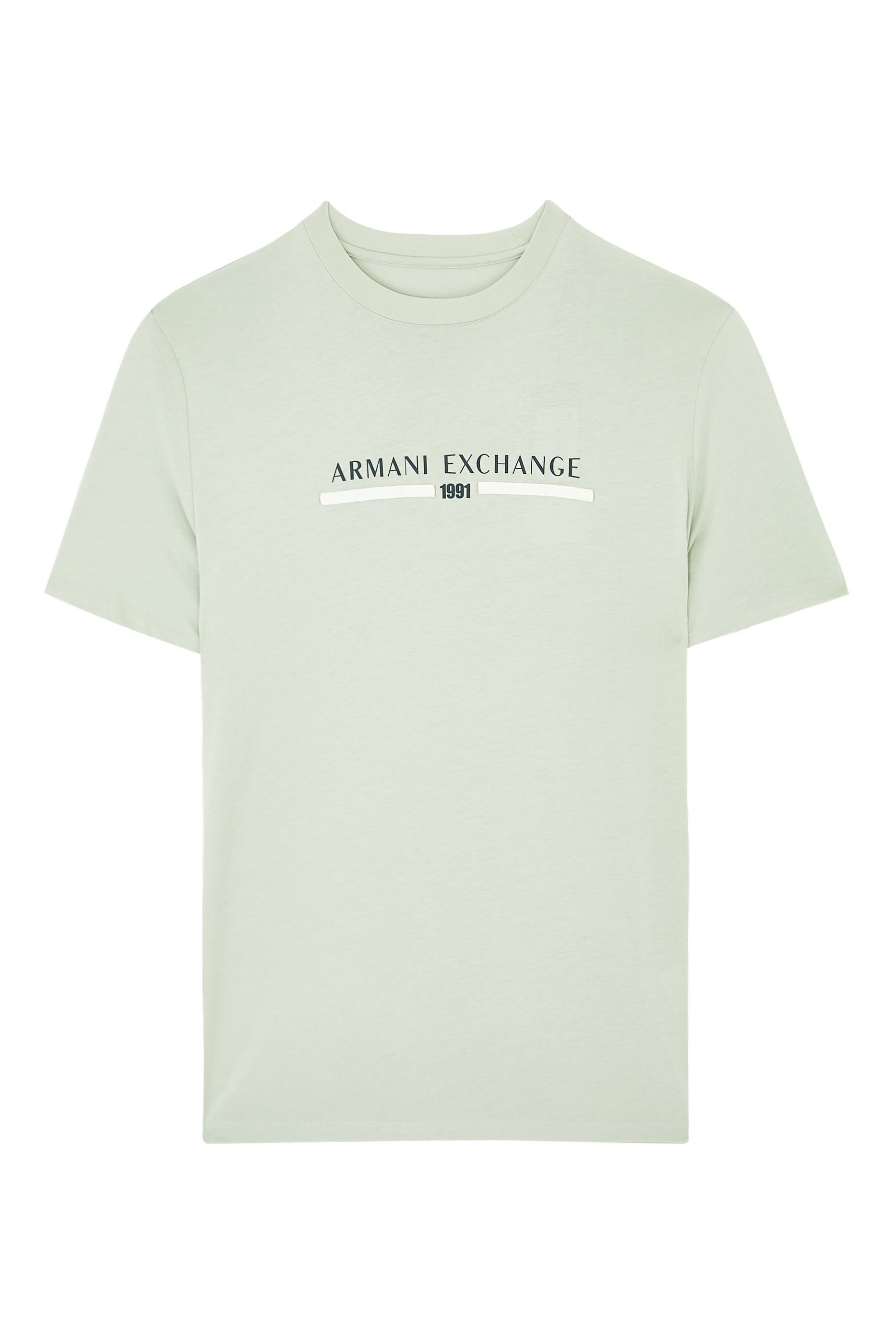 تيشيرت بأكمام قصيرة وشعار الماركة