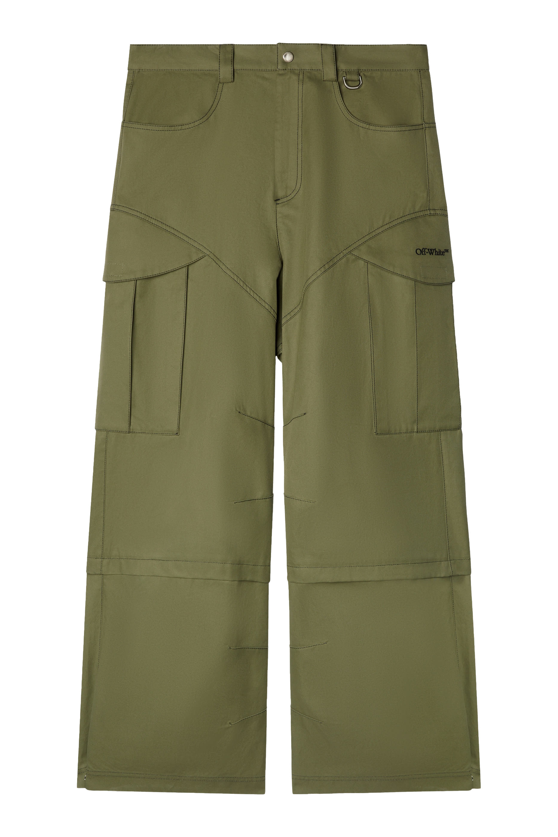 بنطال كارجو بنقشة أسهم قطن