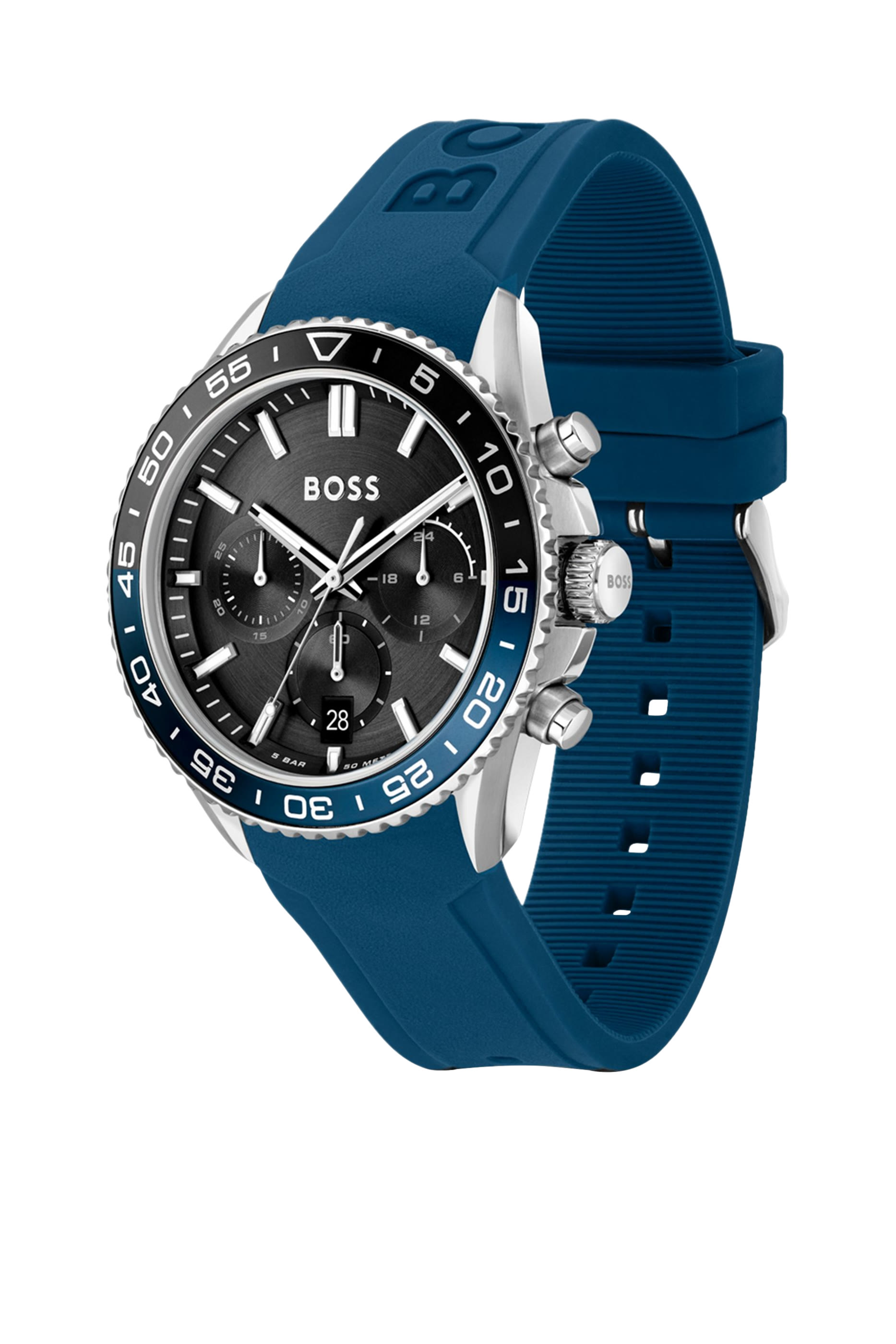 ساعة رانر كرونوغراف بمينا أسود