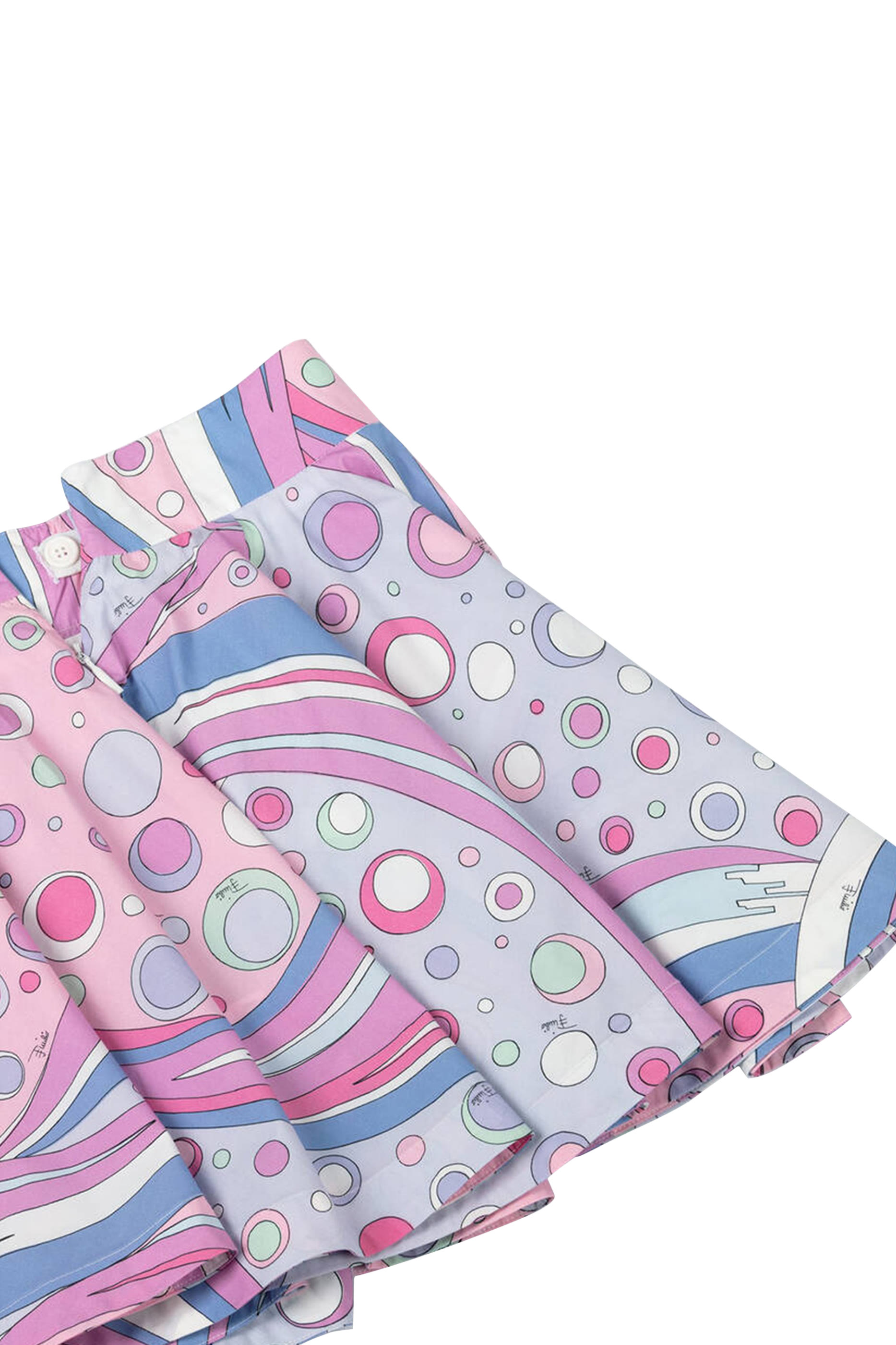 تنورة بطبعة تجريدية