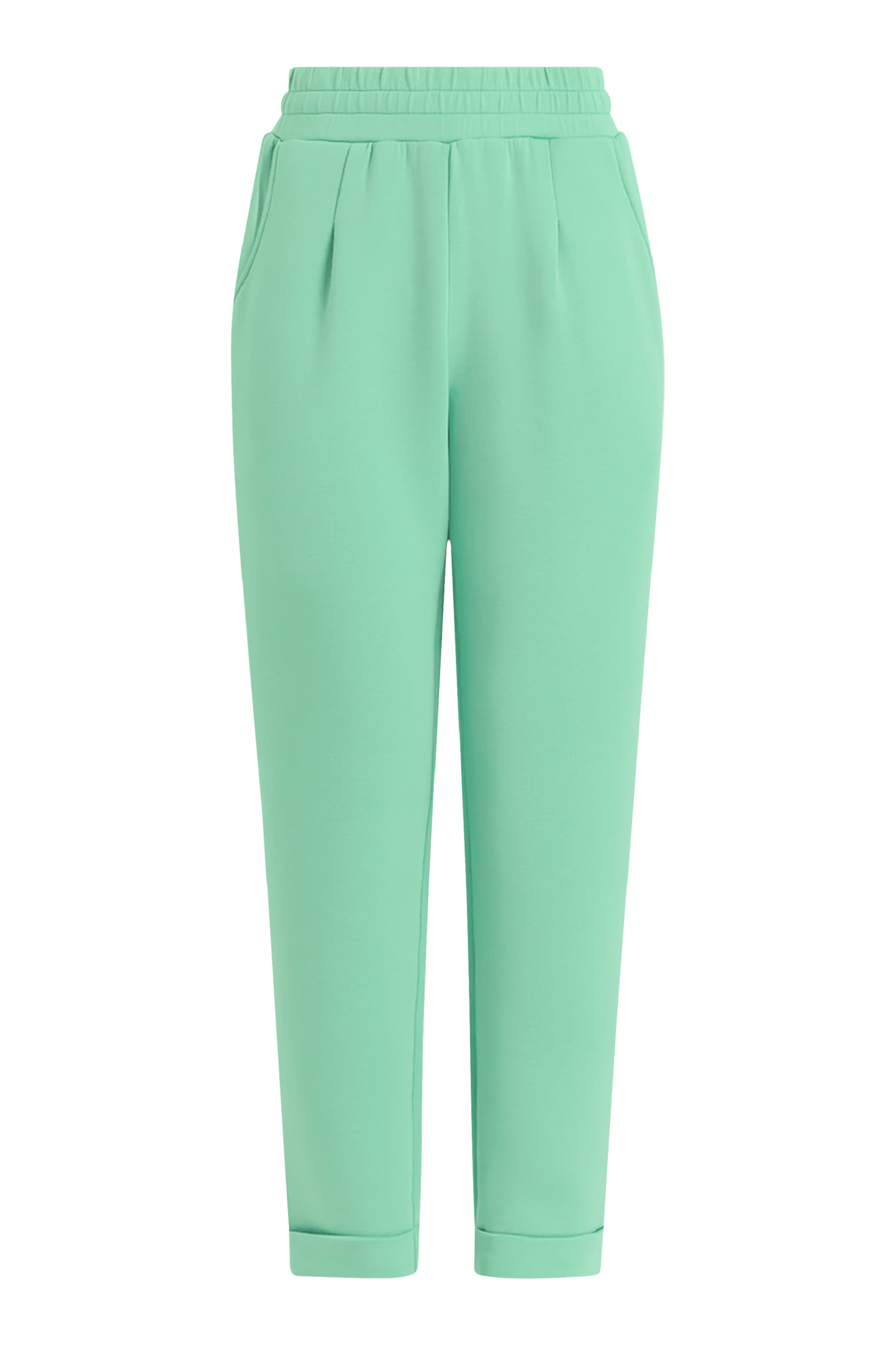 بنطال بأسوار كاحل مطوية 28.5 بوصة