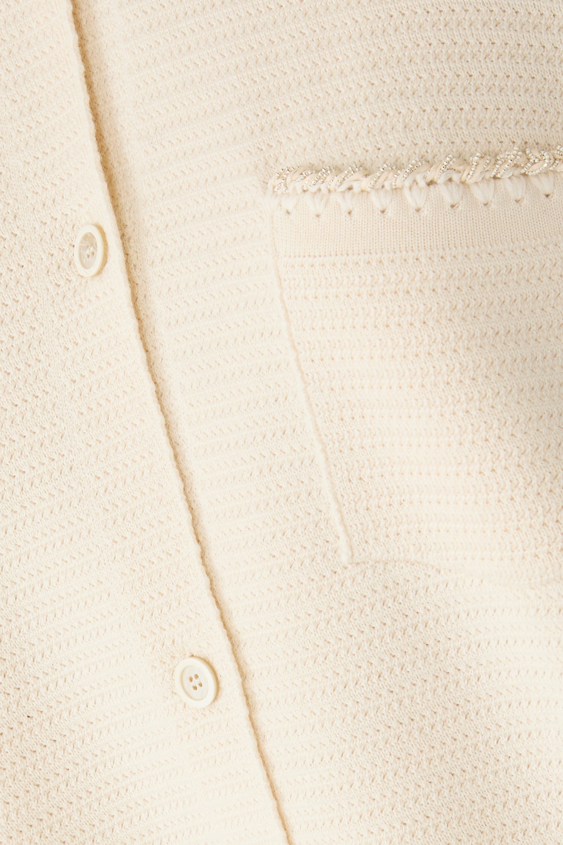 قميص بقصة بويفرند صوف وقطن