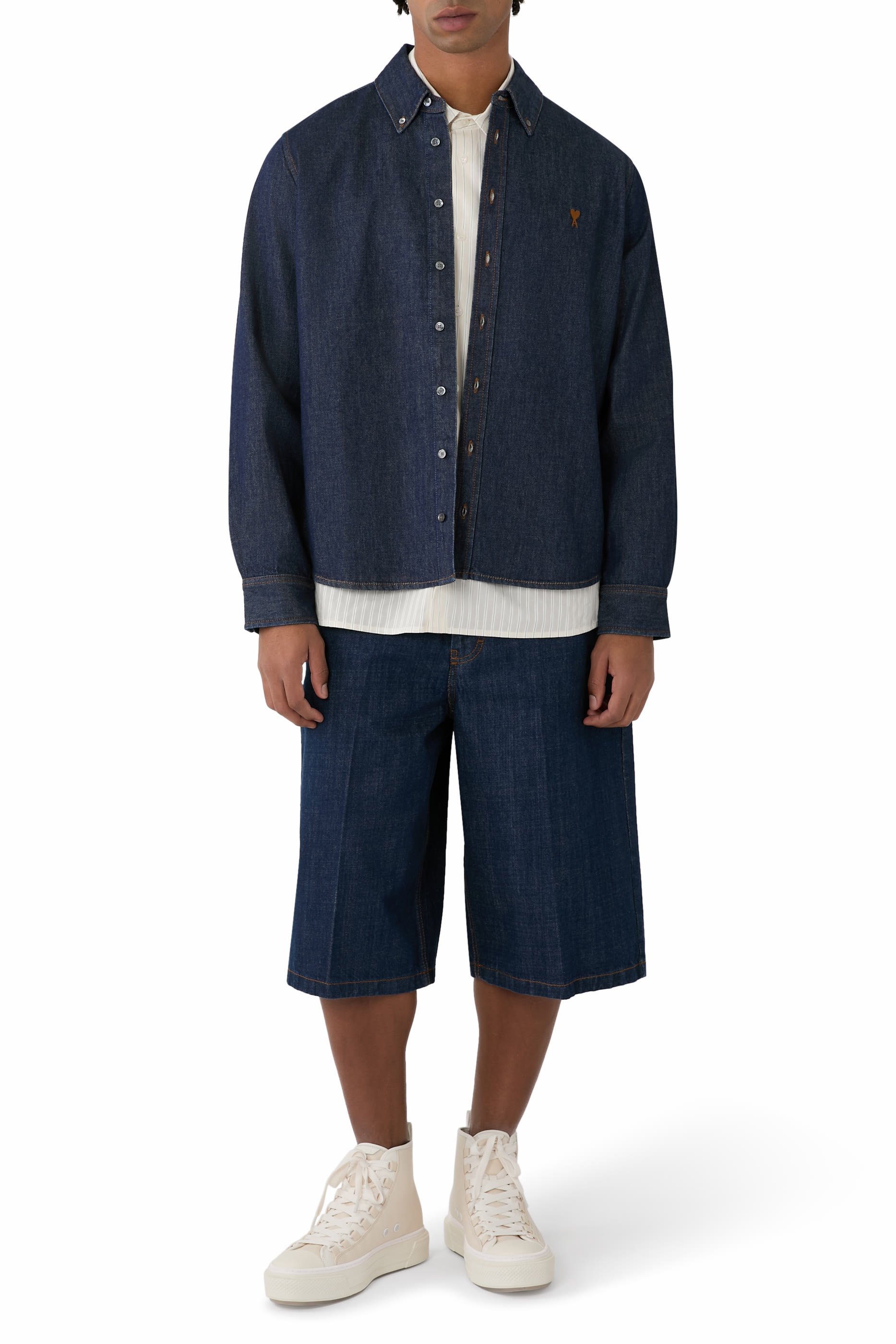 قميص آمي دي كور بأزرار أمامية