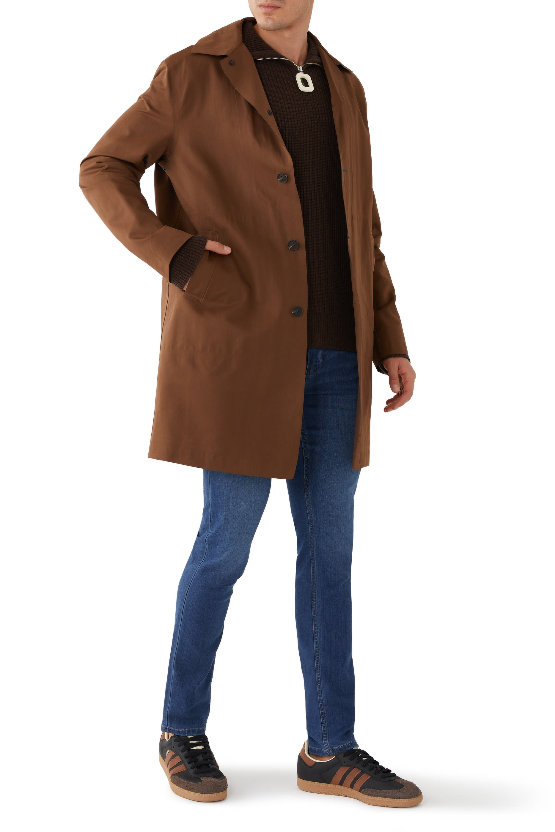 بنطال جينز كروفت بقصة ضيقة