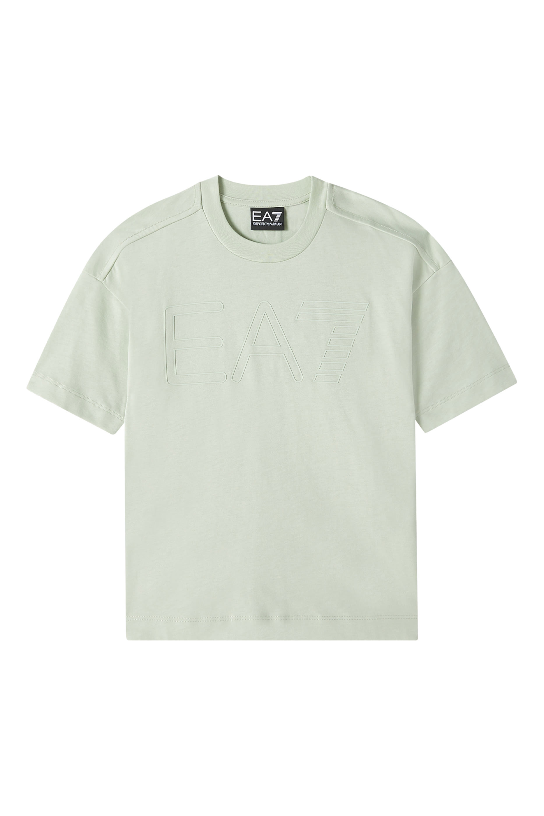 تيشيرت بشعار الماركة بحجم كبير للأطفال