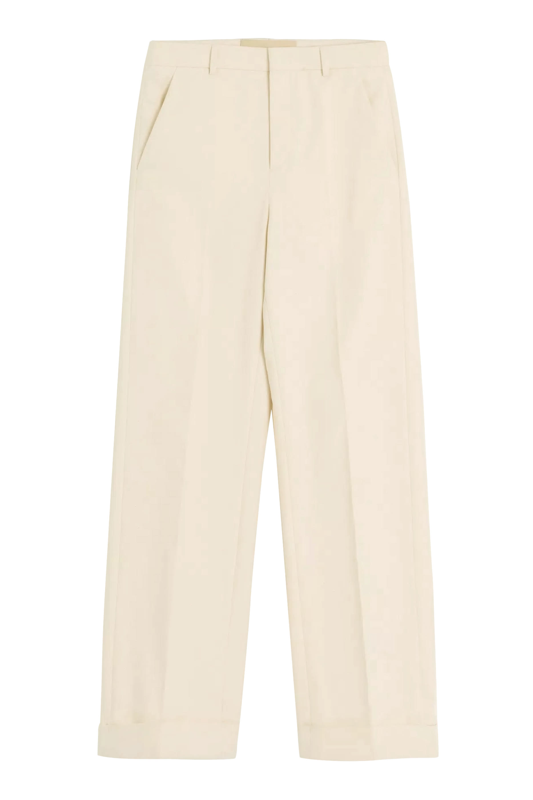 بنطال بأساور قماش قنب قطني