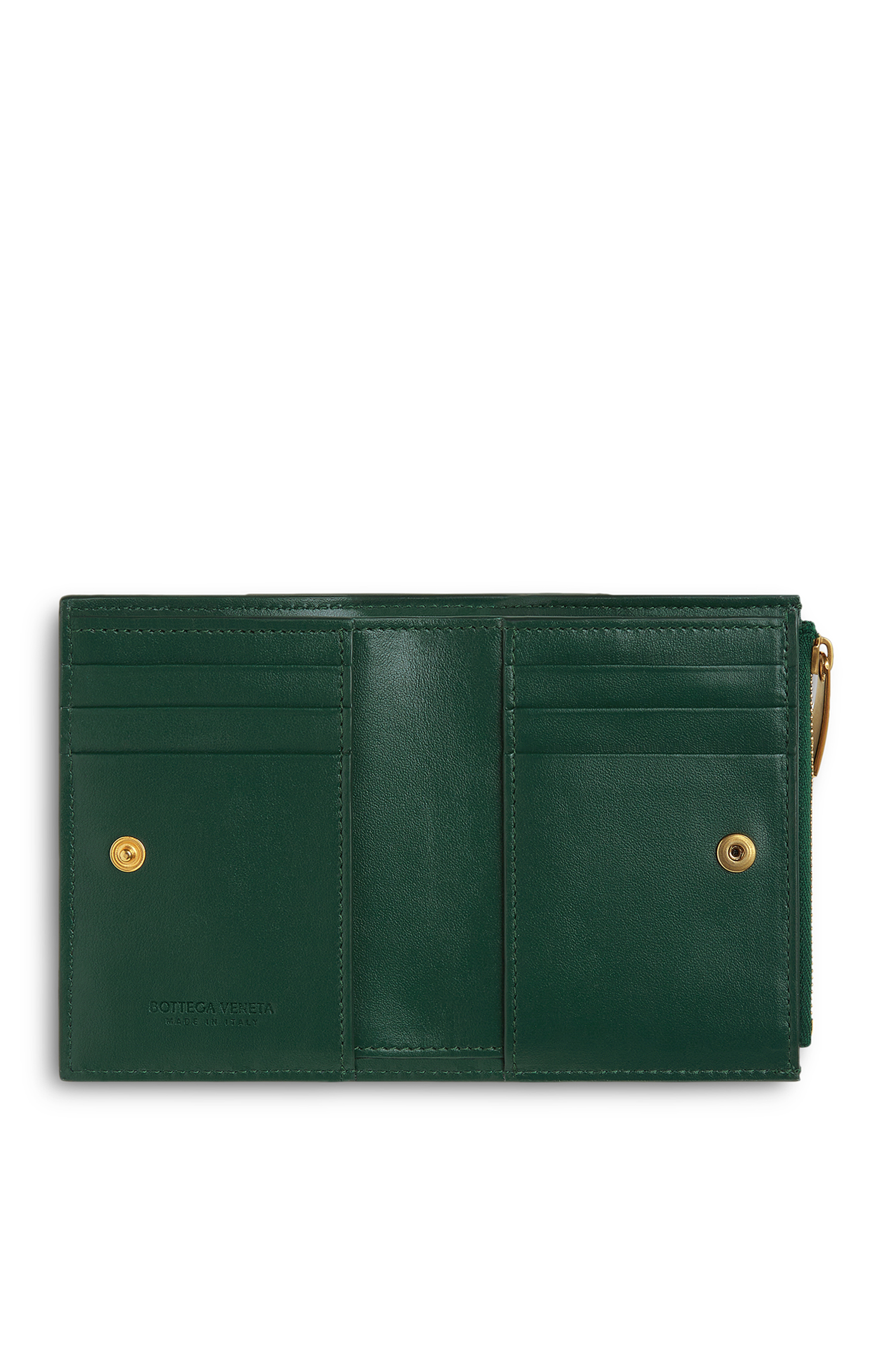 محفظة كاسيت صغيرة ثنائية الطي بسحاب