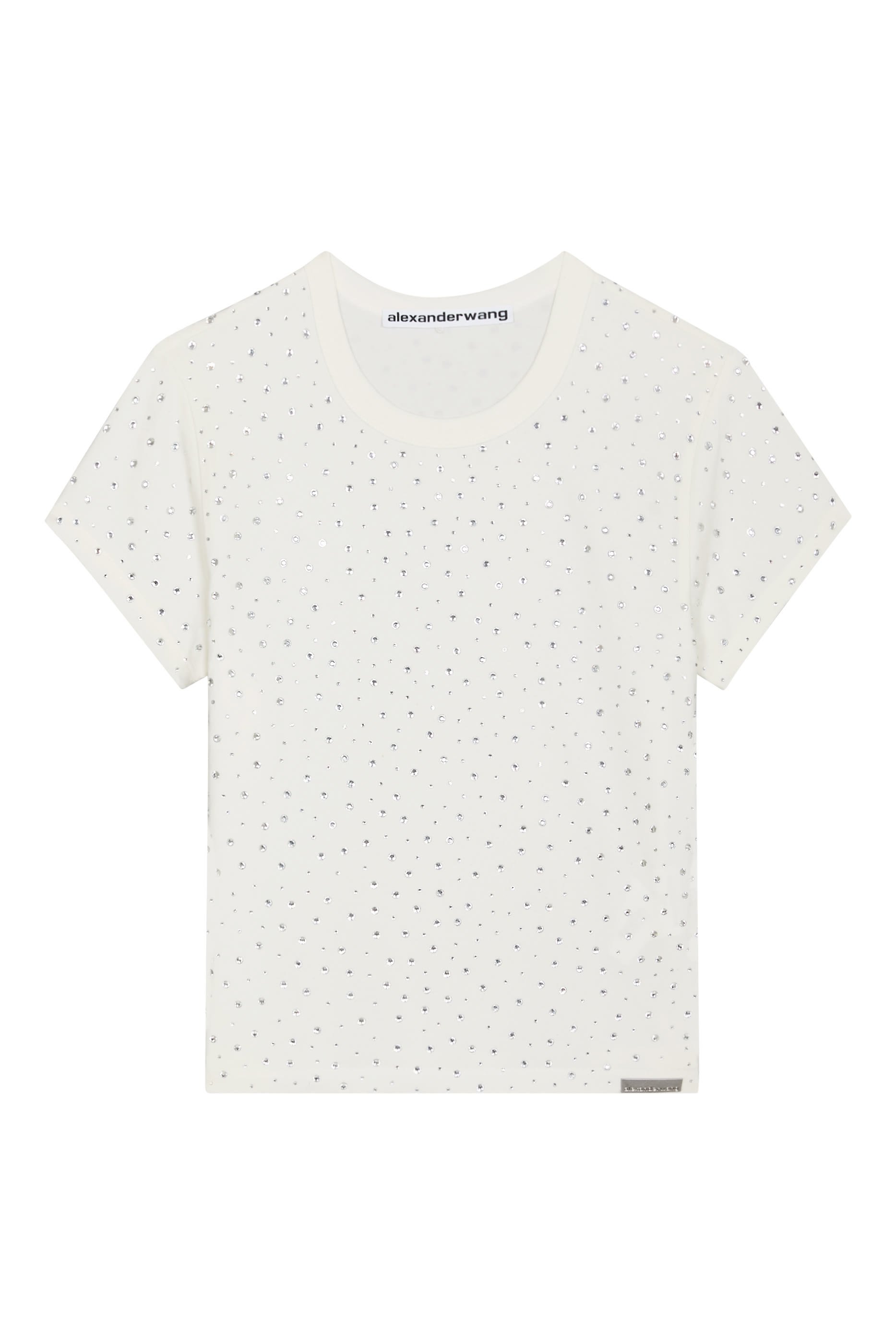 تيشيرت قصير بطبعة غرافيكية مثبتة حراريا