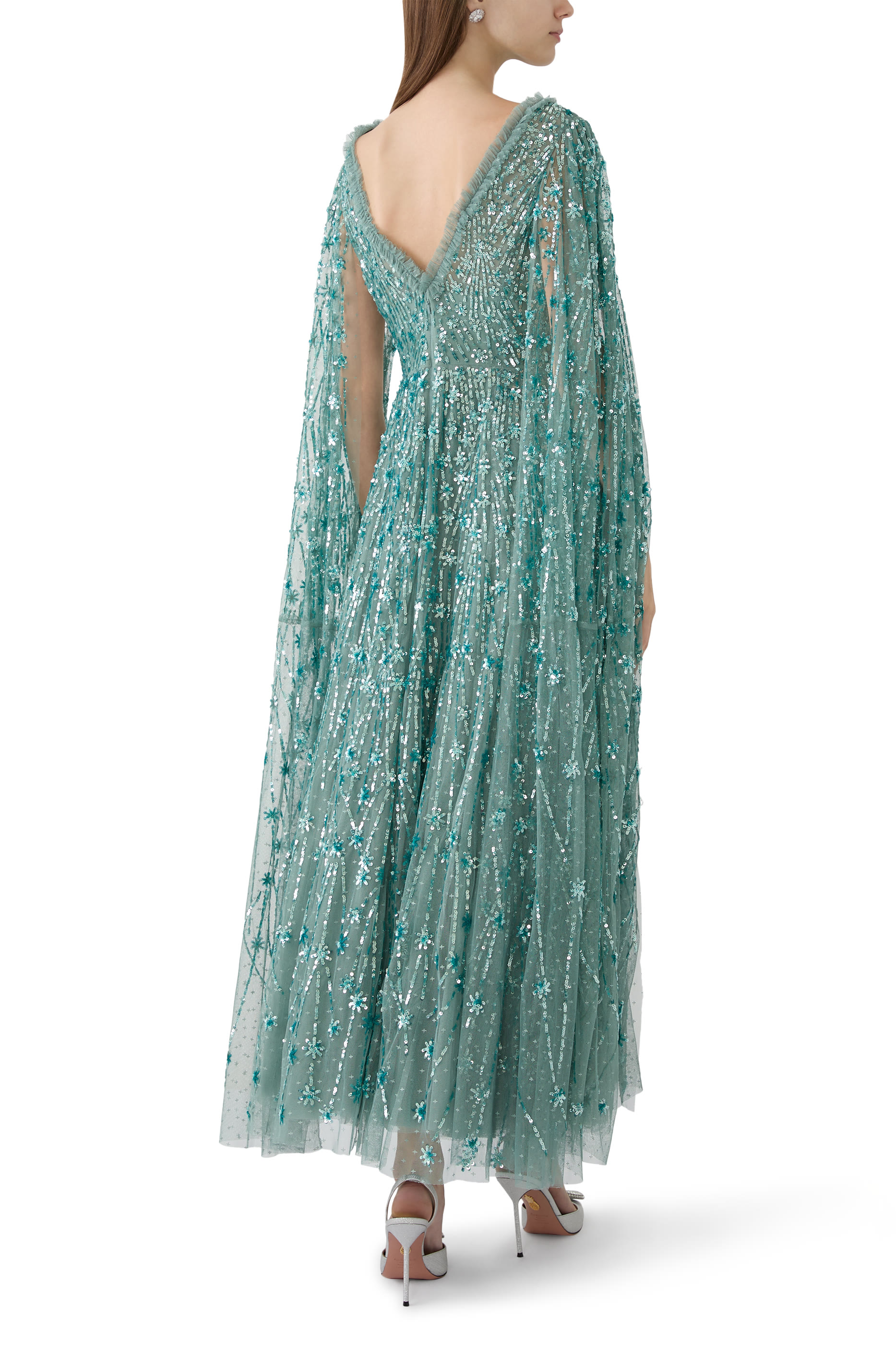 فستان سهرة كوميت بطول الكاحل