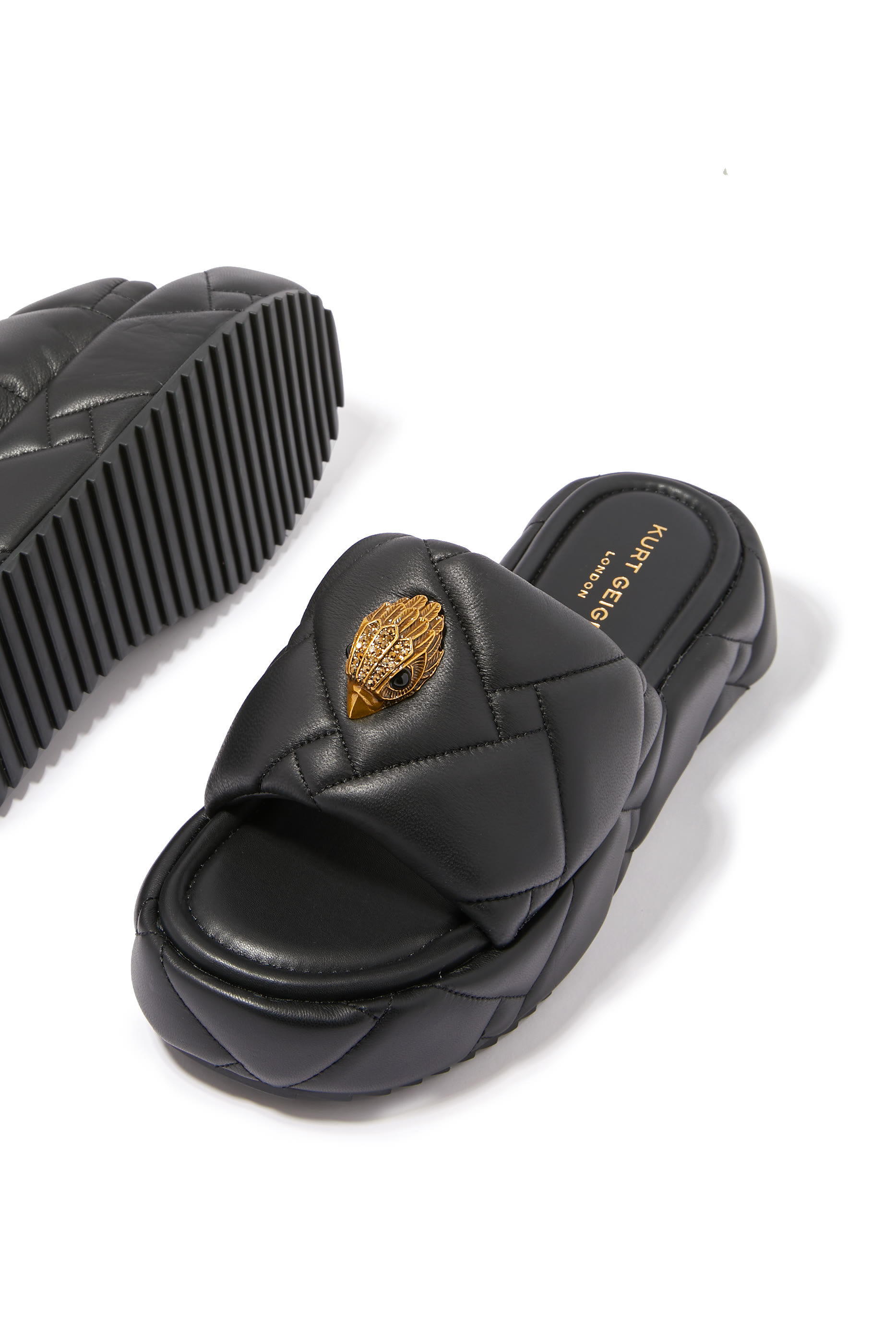 صندل كنسينغتون منفوخ بنعل سميك