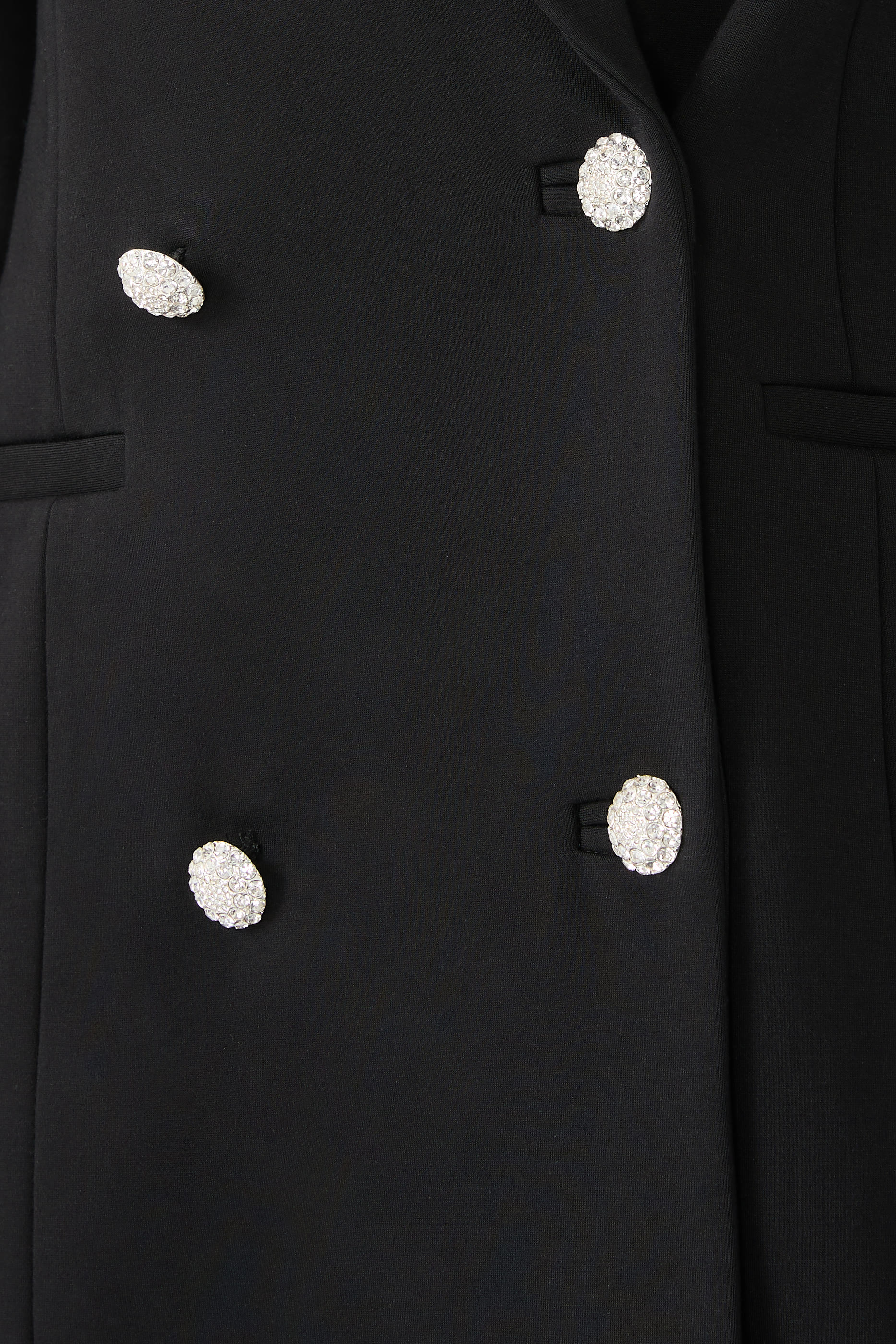 فستان بونتي مزين بتصميم بليزر