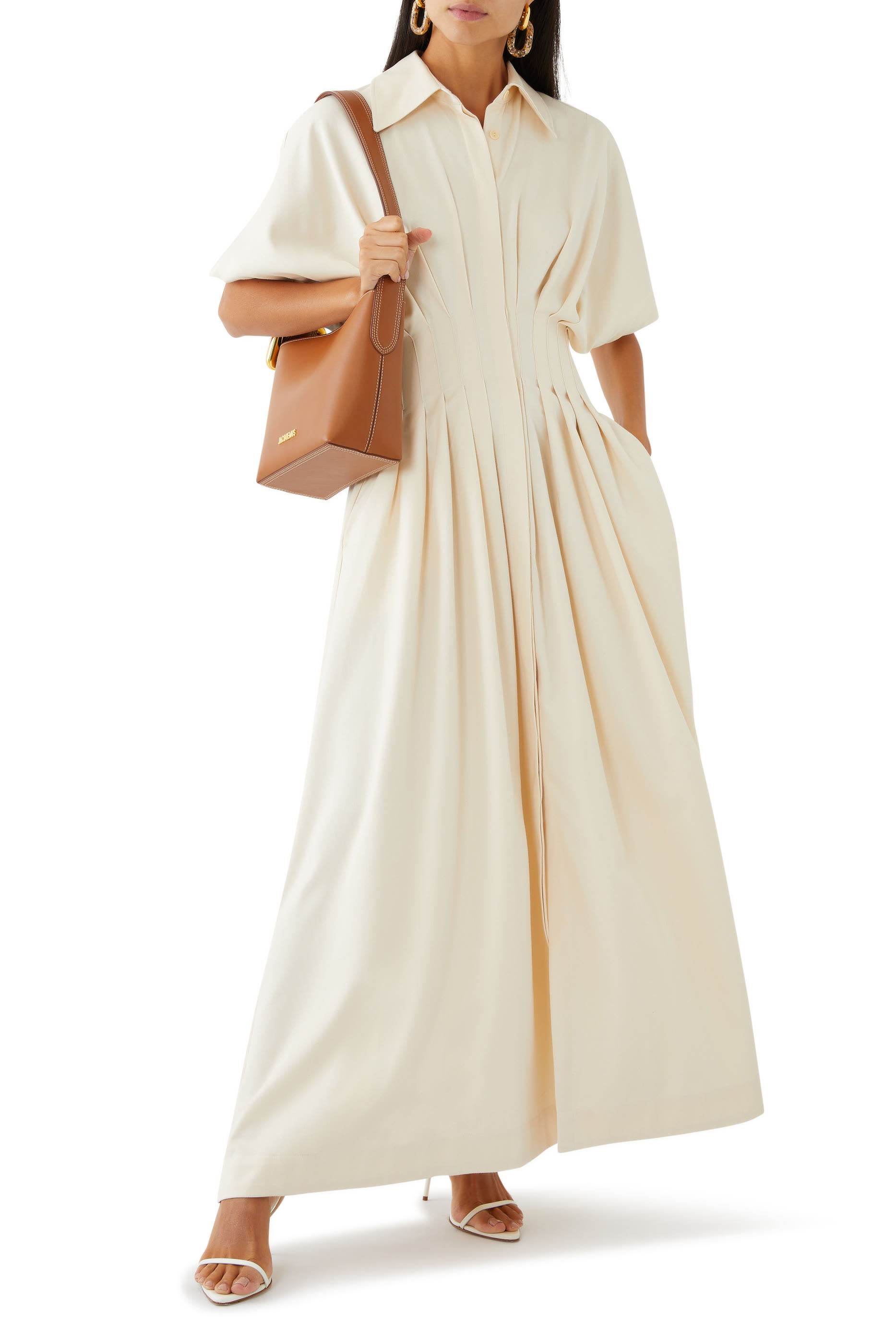 فستان كوراج بخصر بتصميم مشّد