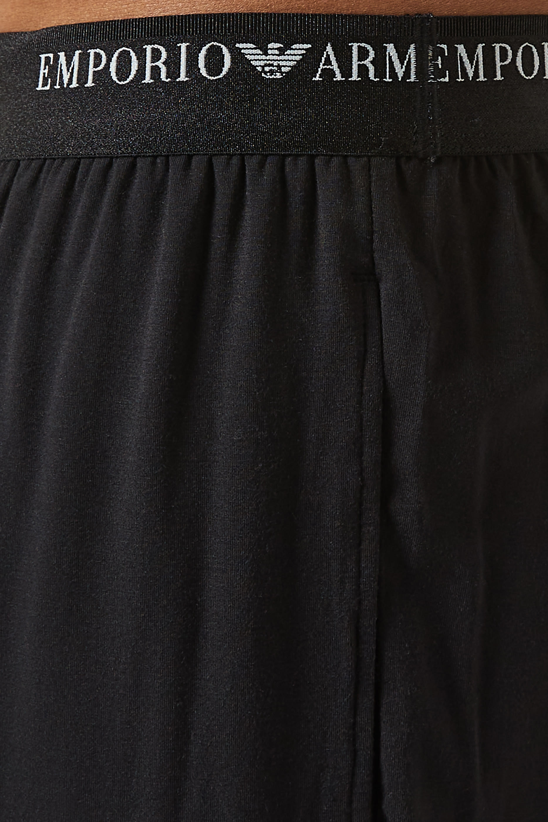 بنطال لونغوير كوزي بشعار الماركة وخصر مطاطي مودال