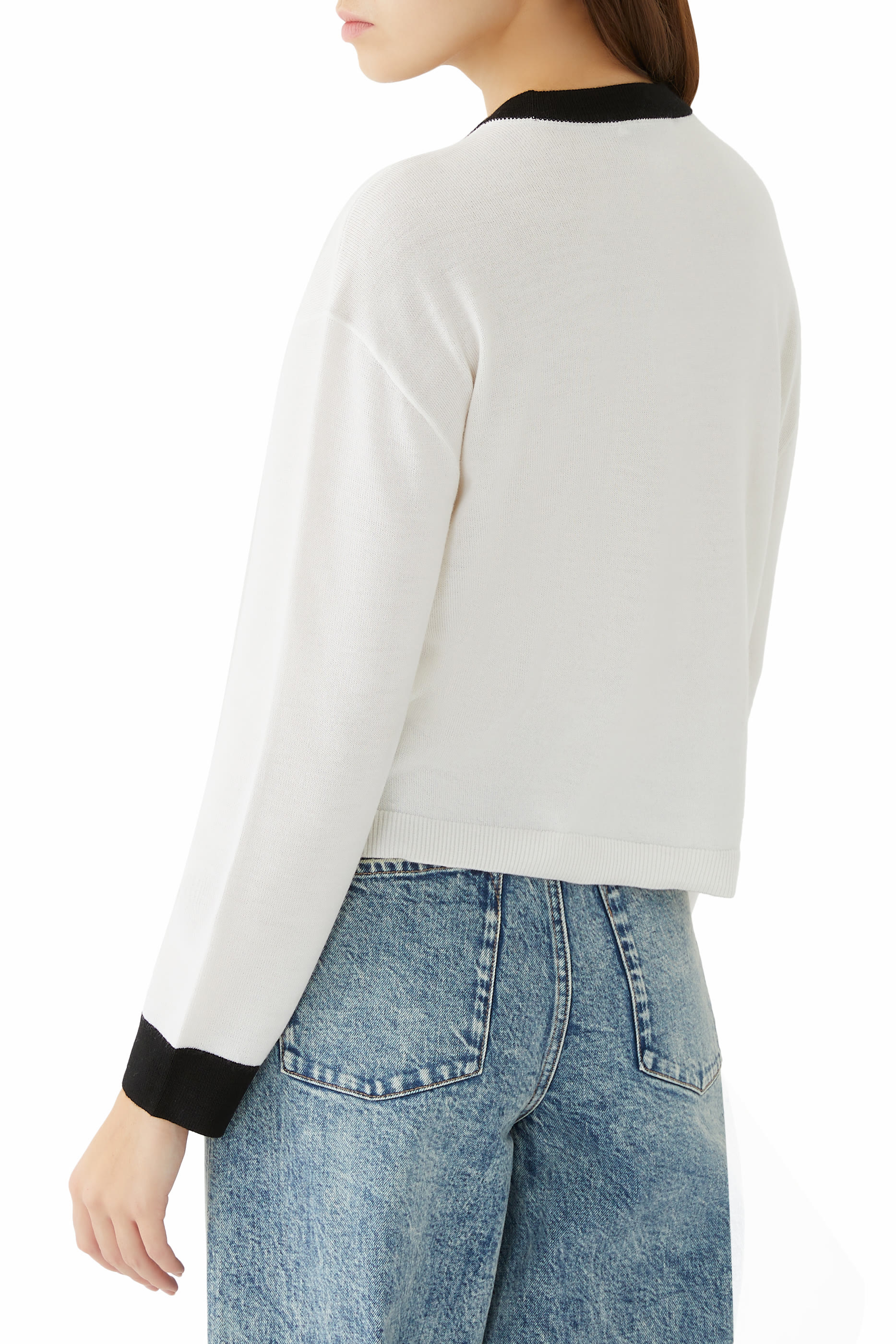 سترة جليسون ستيس بنقشة وجوه