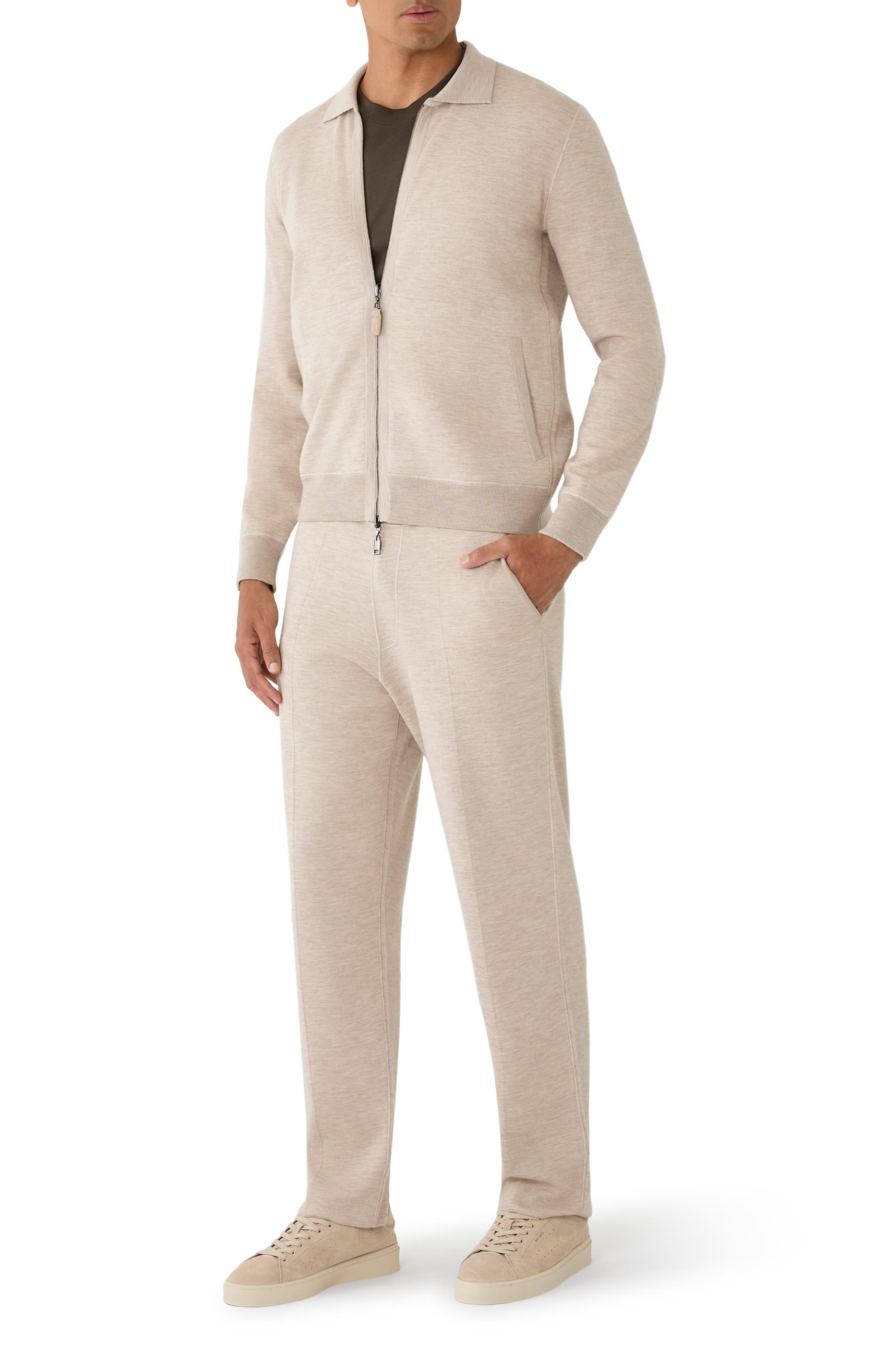 بنطال رياضي مزيج قطن مطاطي