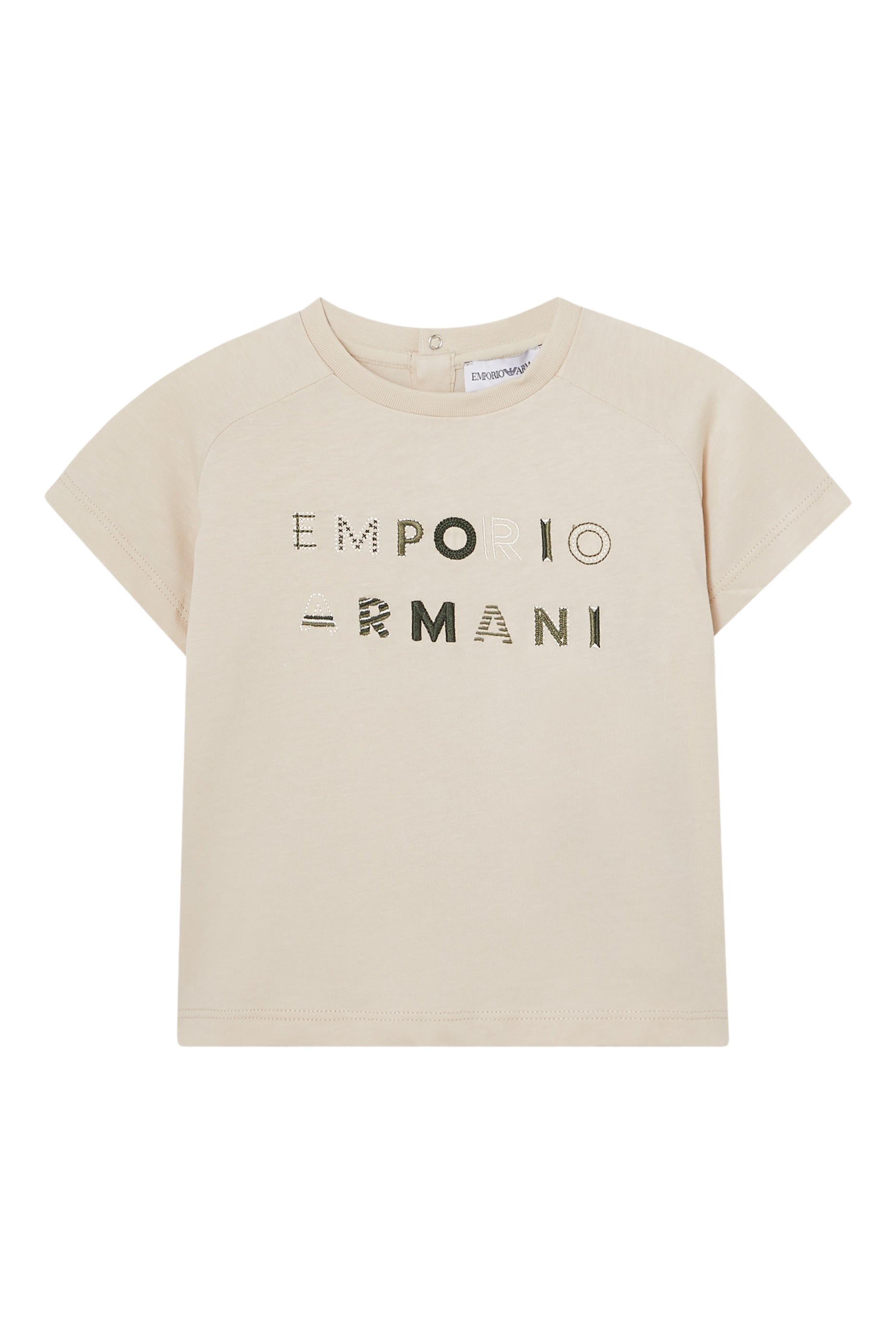 تيشيرت بشعار الماركة للأطفال