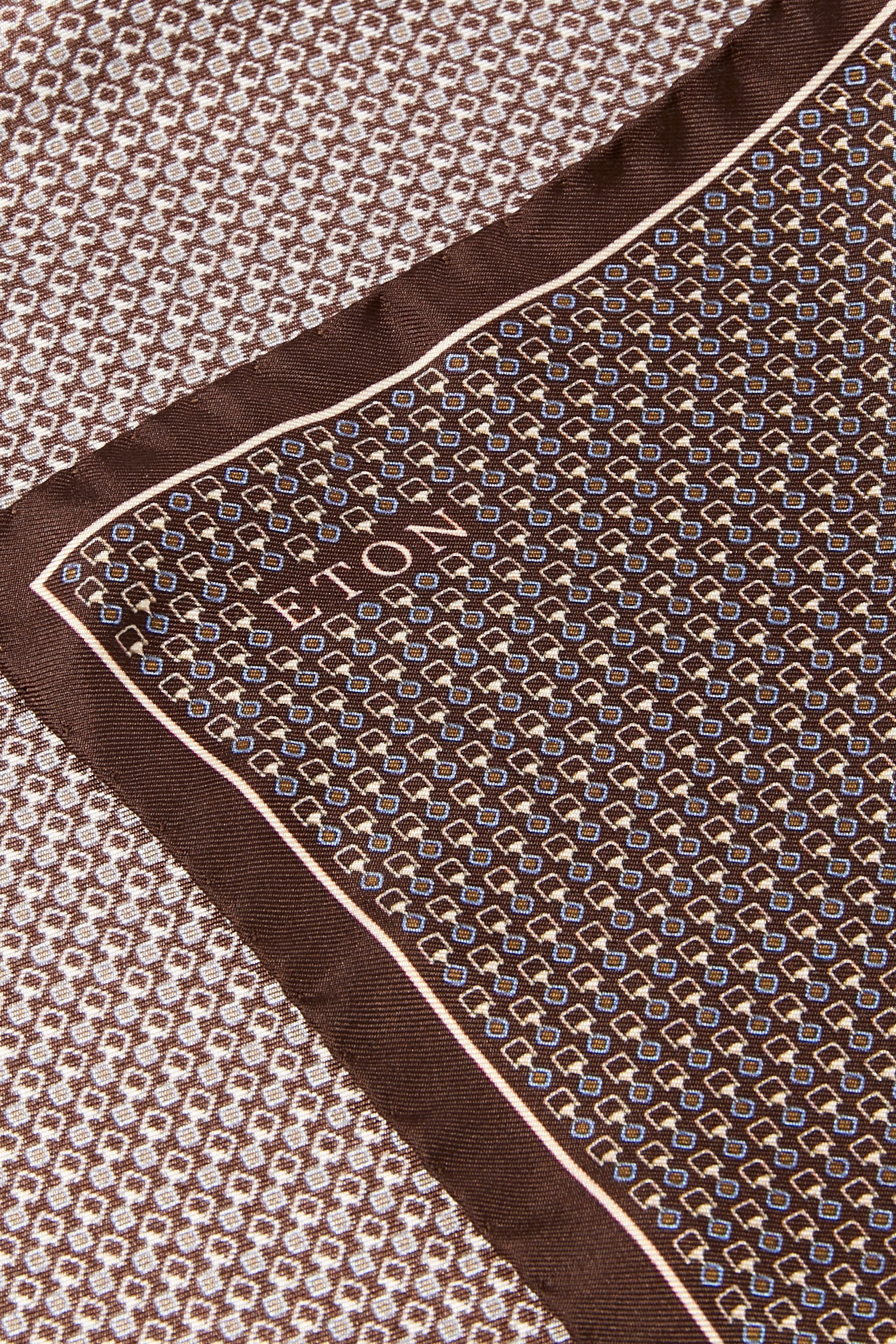 Geometric Silk Pocket Square