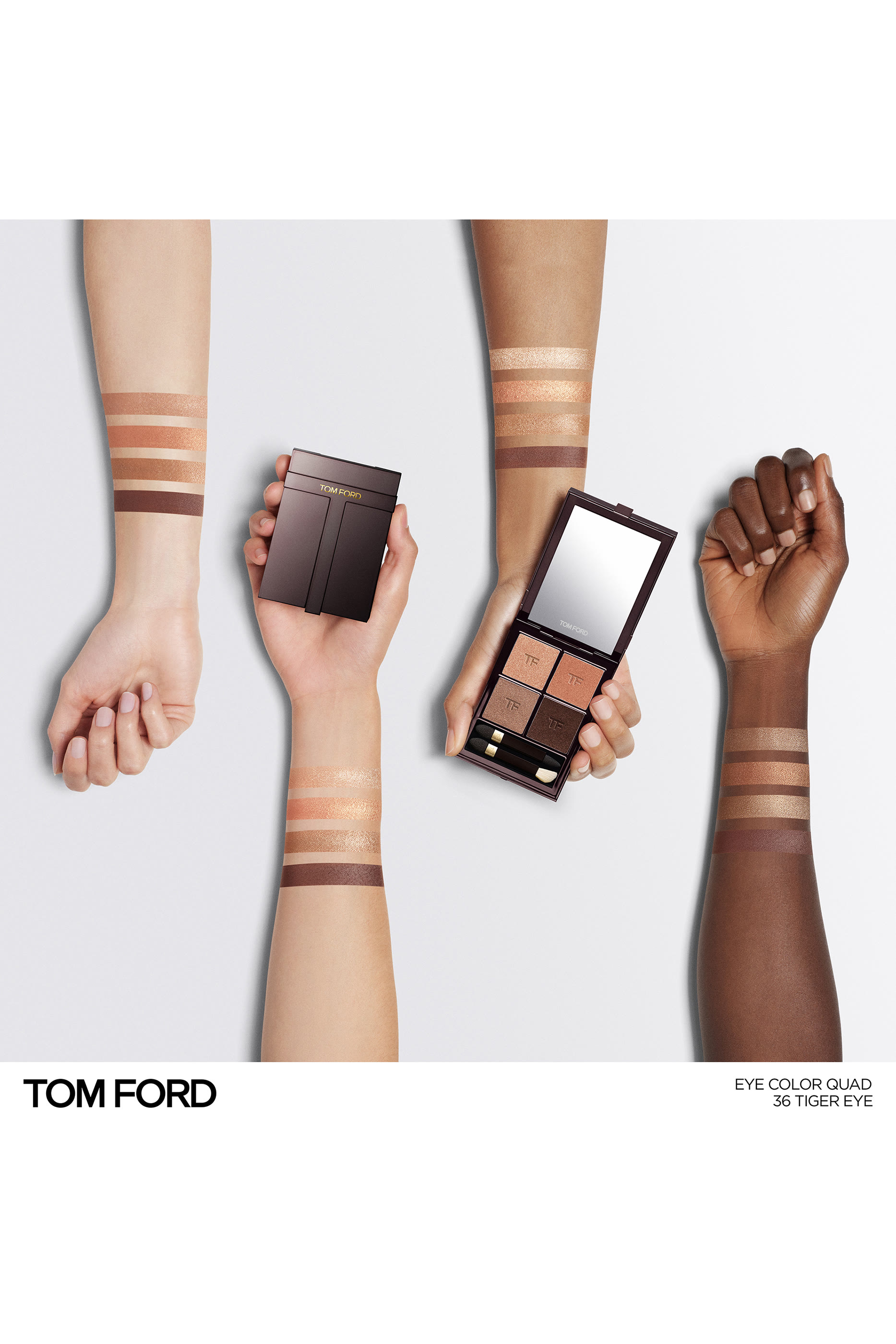 لوحة ظلال عيون رانواي بأربعة ألوان درجة 01 امبر برونز