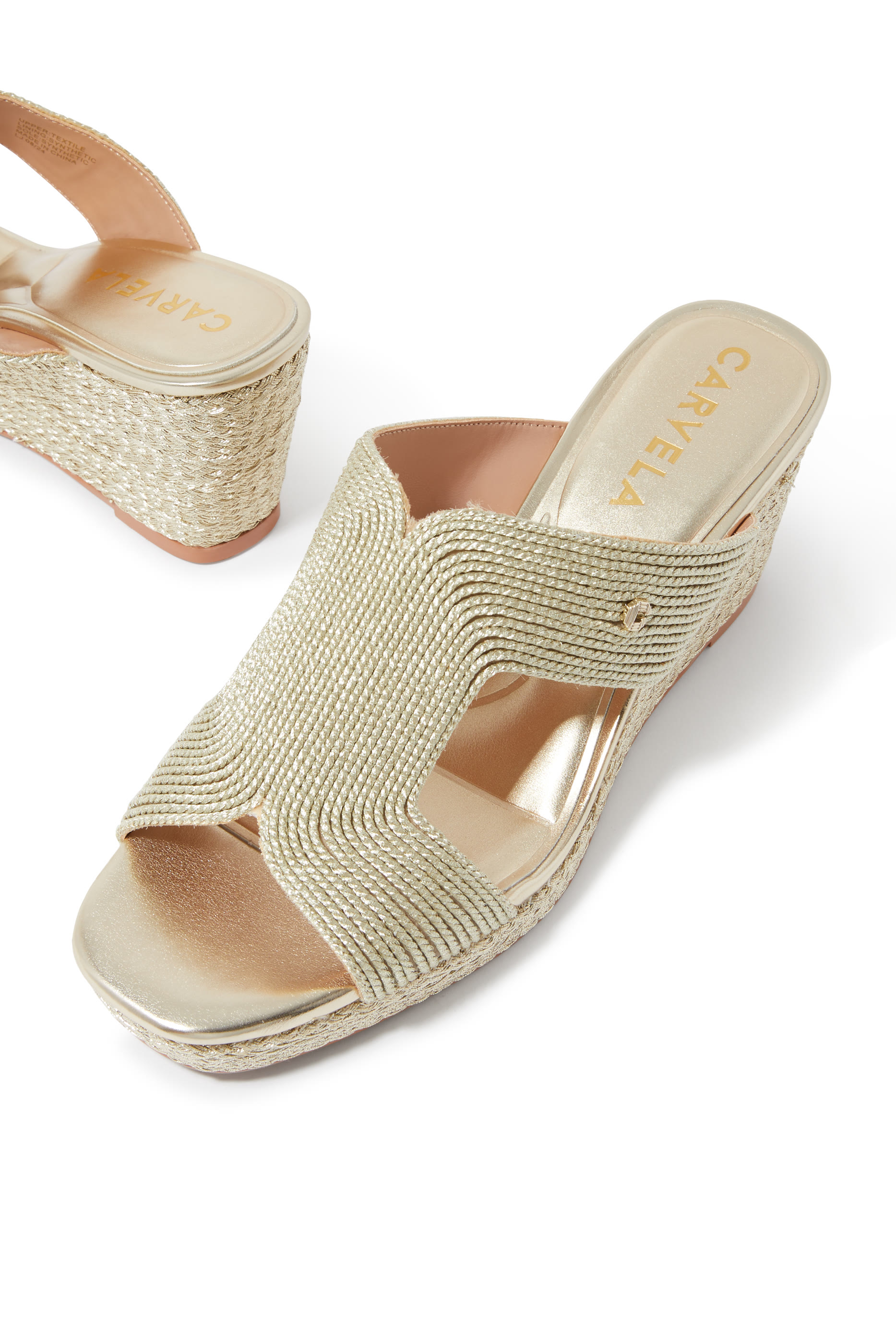 حذاء كارفيلا غالا 70 بكعب ويدج لرمضان