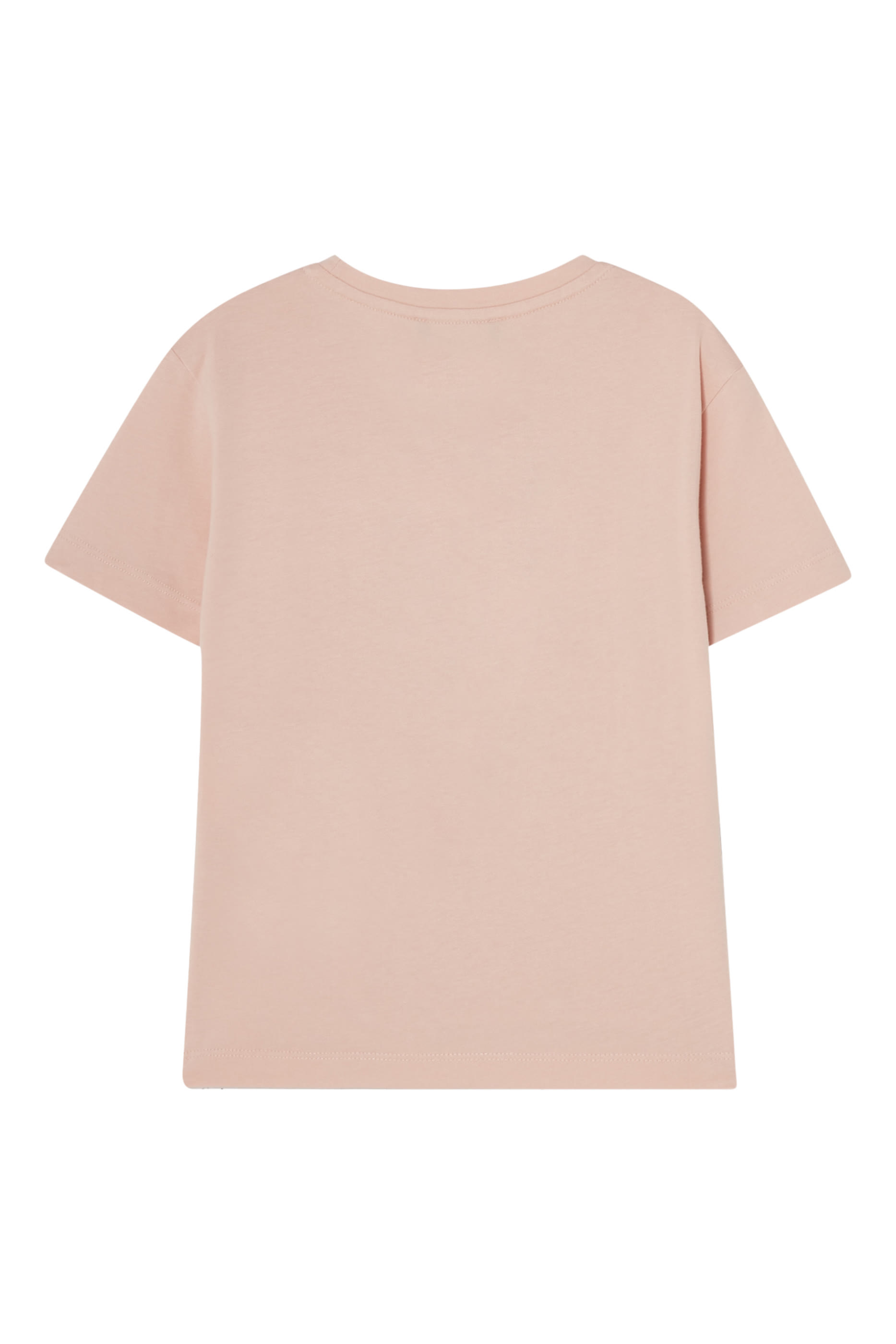  تيشيرت برقعة شعار الماركة كبيرة للأطفال