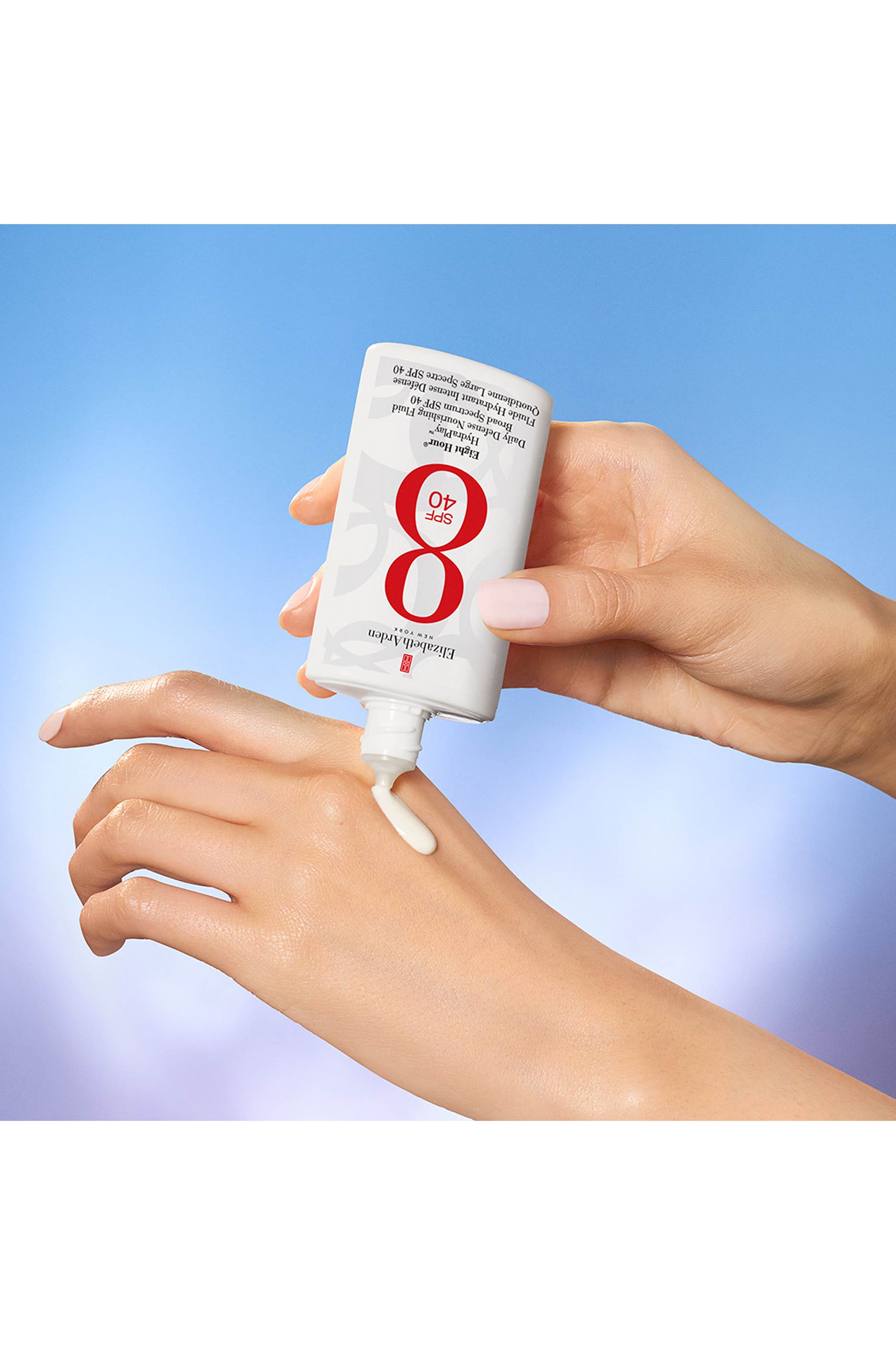 واقي للحماية اليومية إيت أور هيدرا بلاي سائل لتغذية البشرة بعامل SPF 40 ممتد المفعول