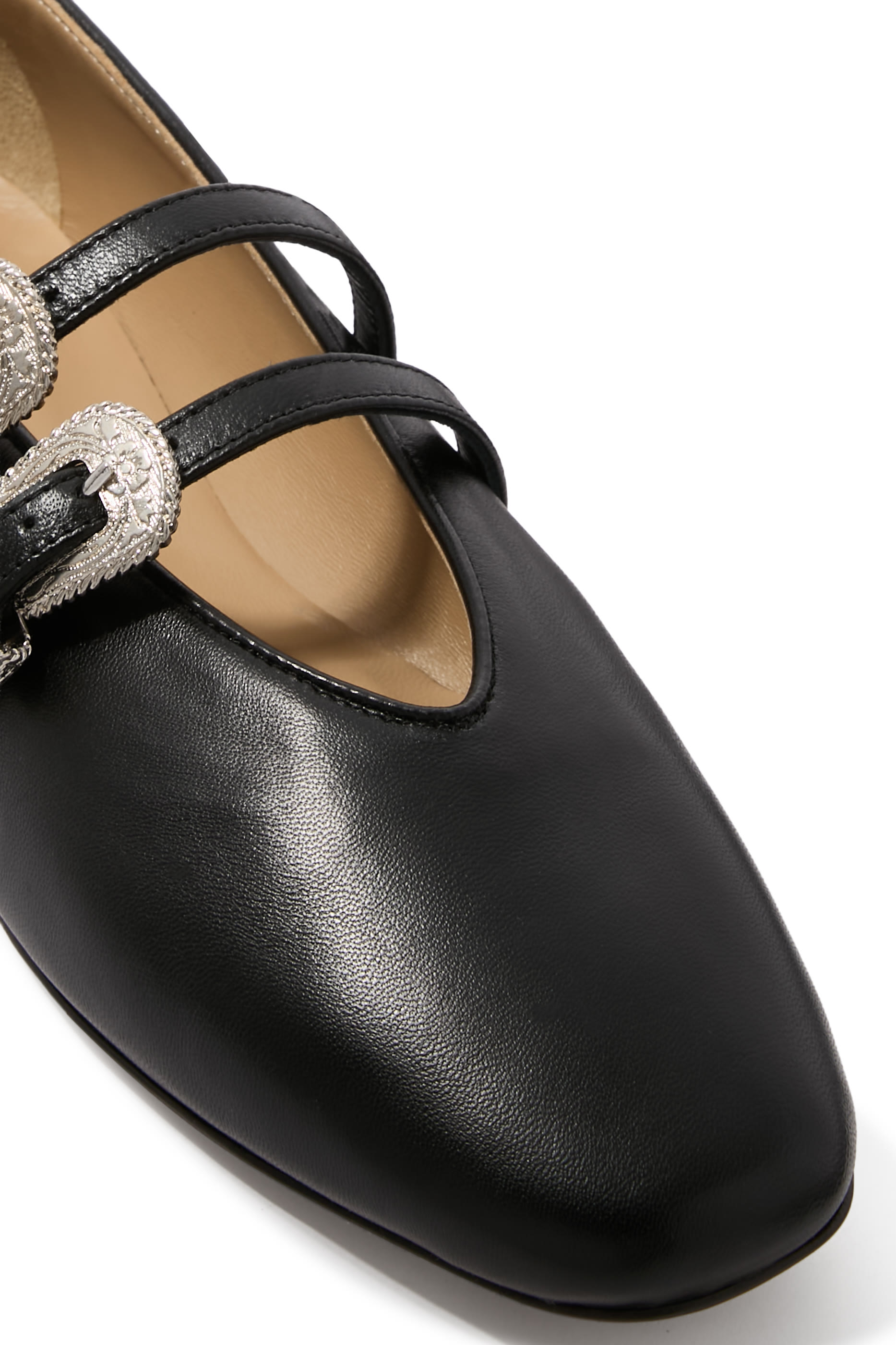 حذاء باليرينا كلوديا كلاسيكي بكعب مسطح 